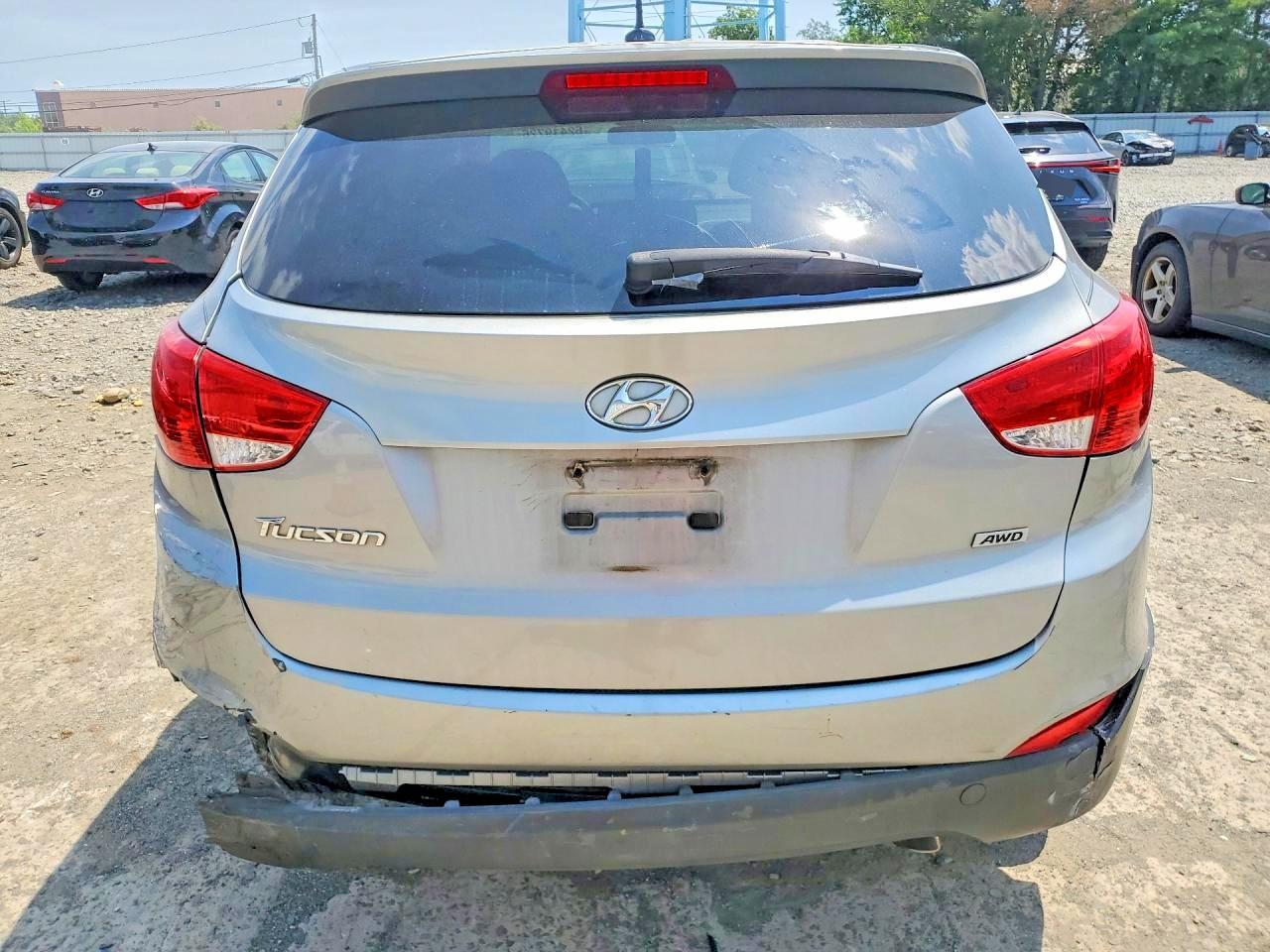2014 Hyundai Tucson Gls Silver vin: KM8JTCAF3EU857845