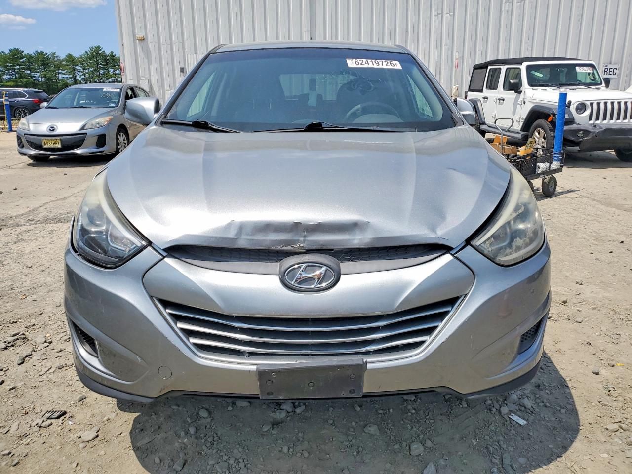2014 Hyundai Tucson Gls Silver vin: KM8JTCAF3EU857845