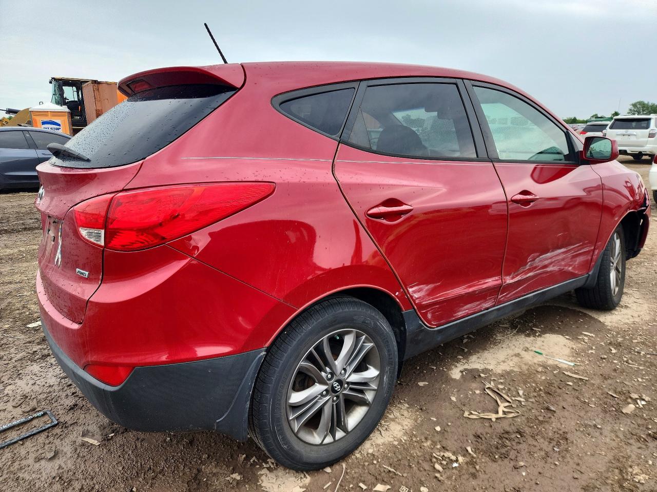 2015 Hyundai Tucson Gls Red vin: KM8JTCAF3FU022426