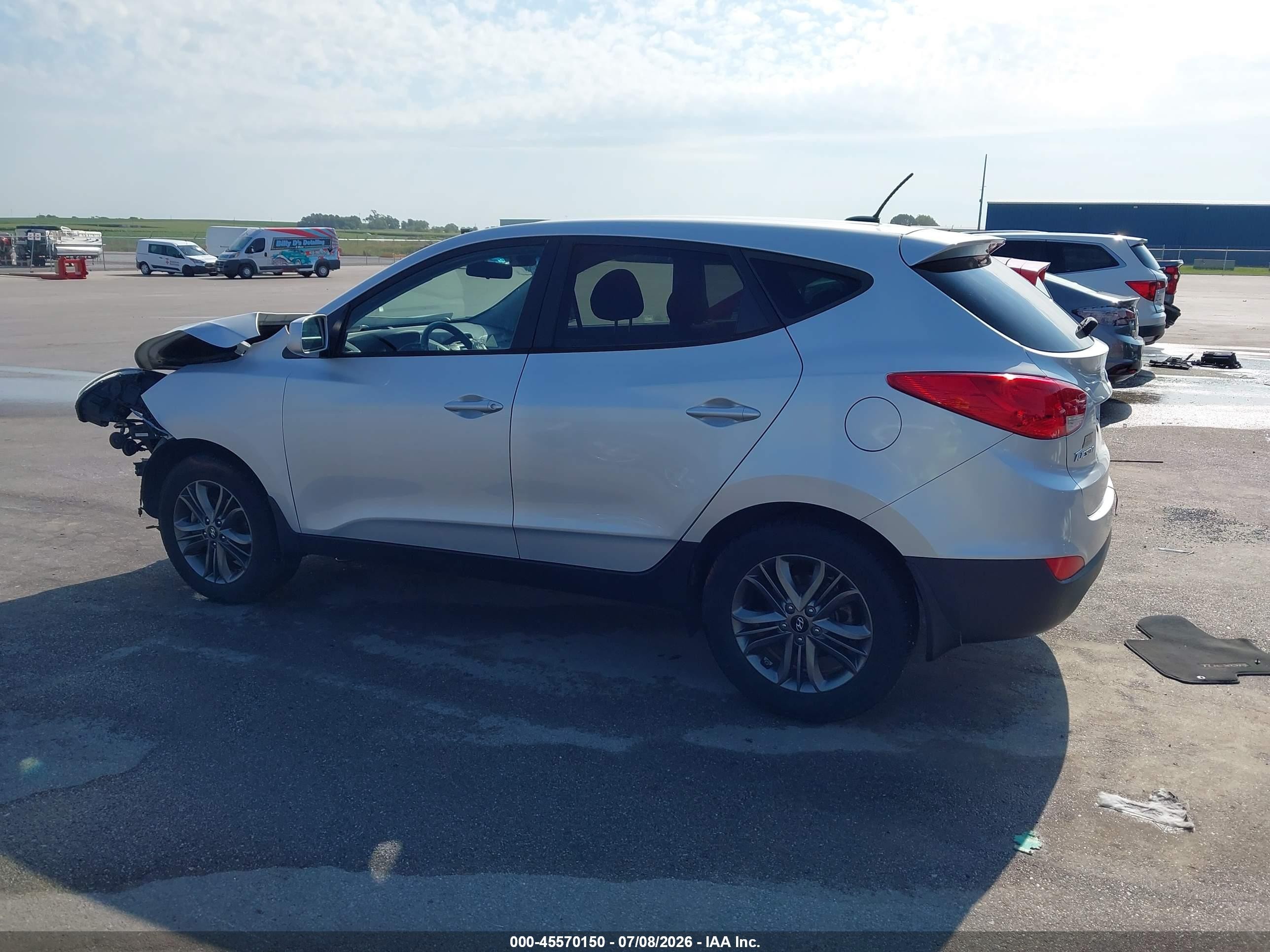 2015 Hyundai Tucson Gls Серебряный vin: KM8JTCAF3FU036620