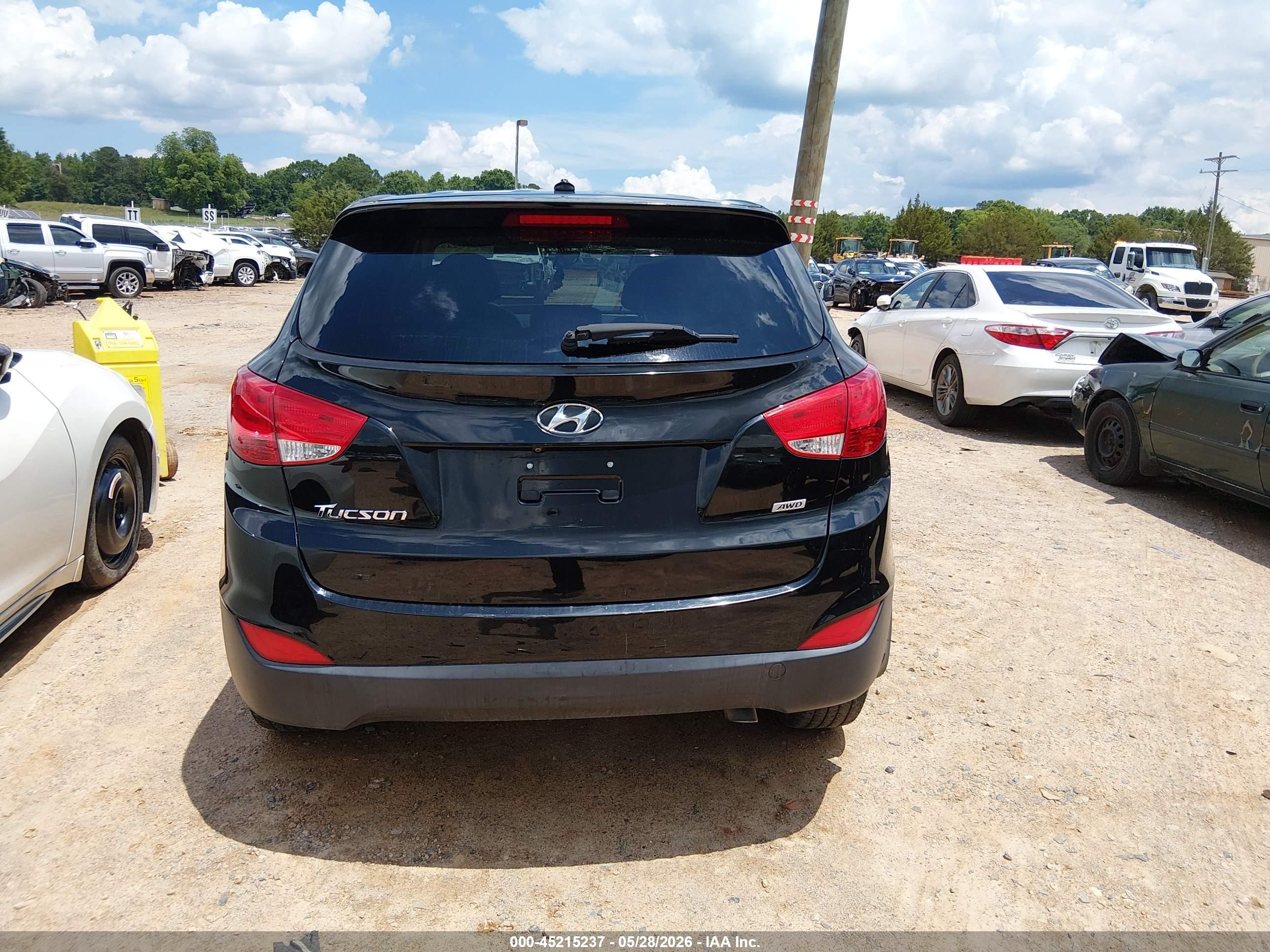 2015 Hyundai Tucson Gls Black vin: KM8JTCAF3FU062747