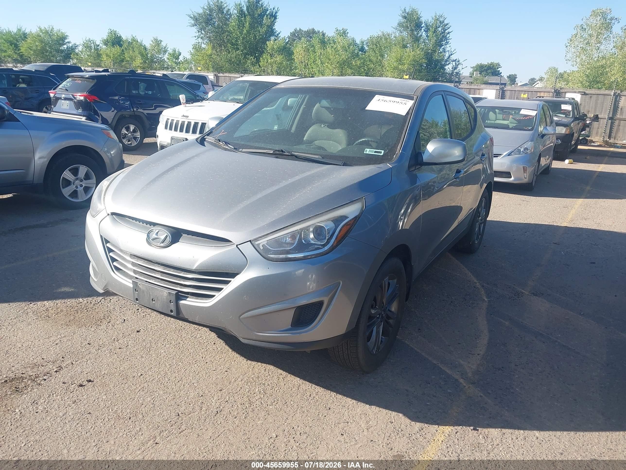 2015 Hyundai Tucson Gls Silver vin: KM8JTCAF4FU033578