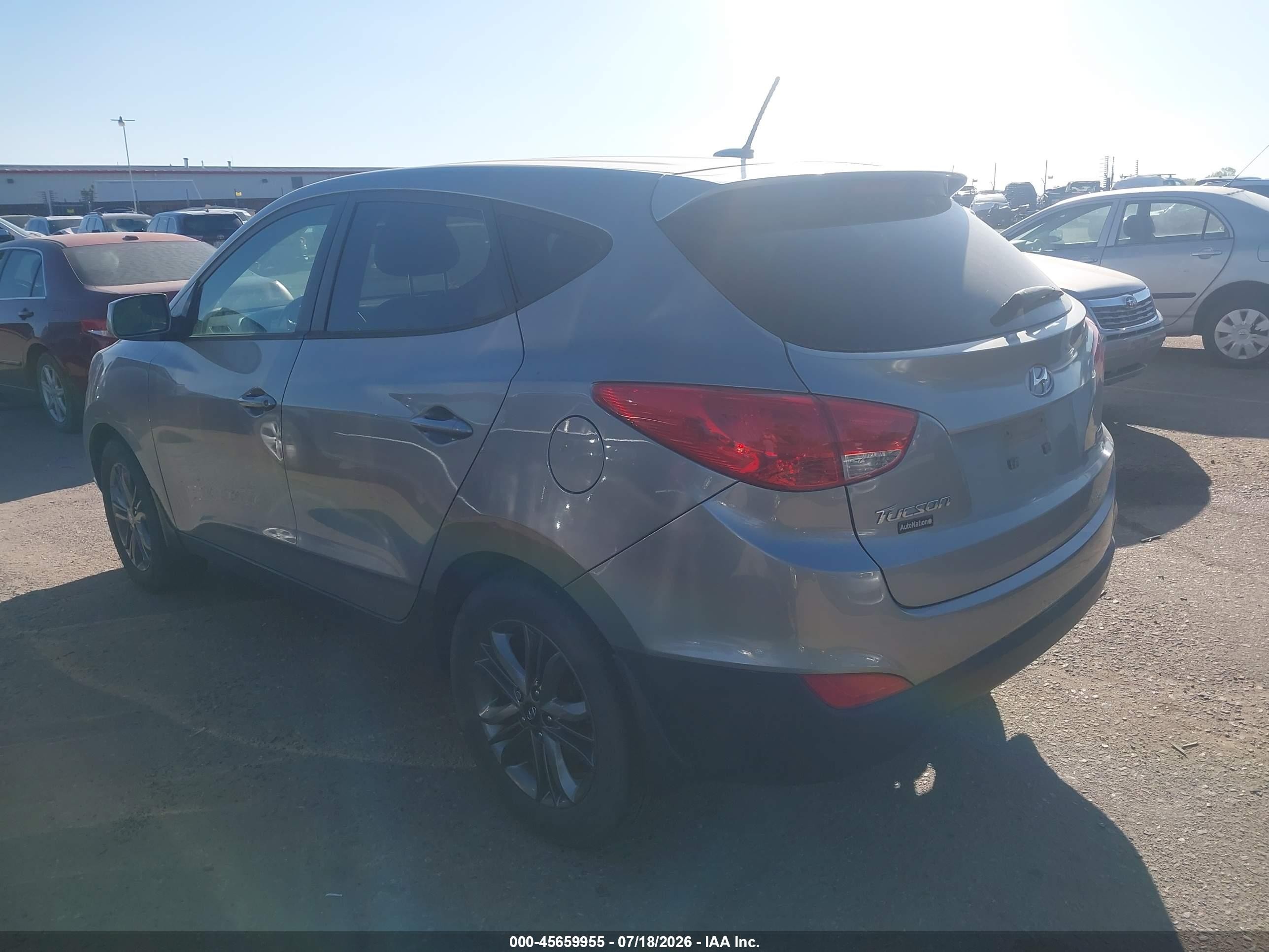 2015 Hyundai Tucson Gls Silver vin: KM8JTCAF4FU033578