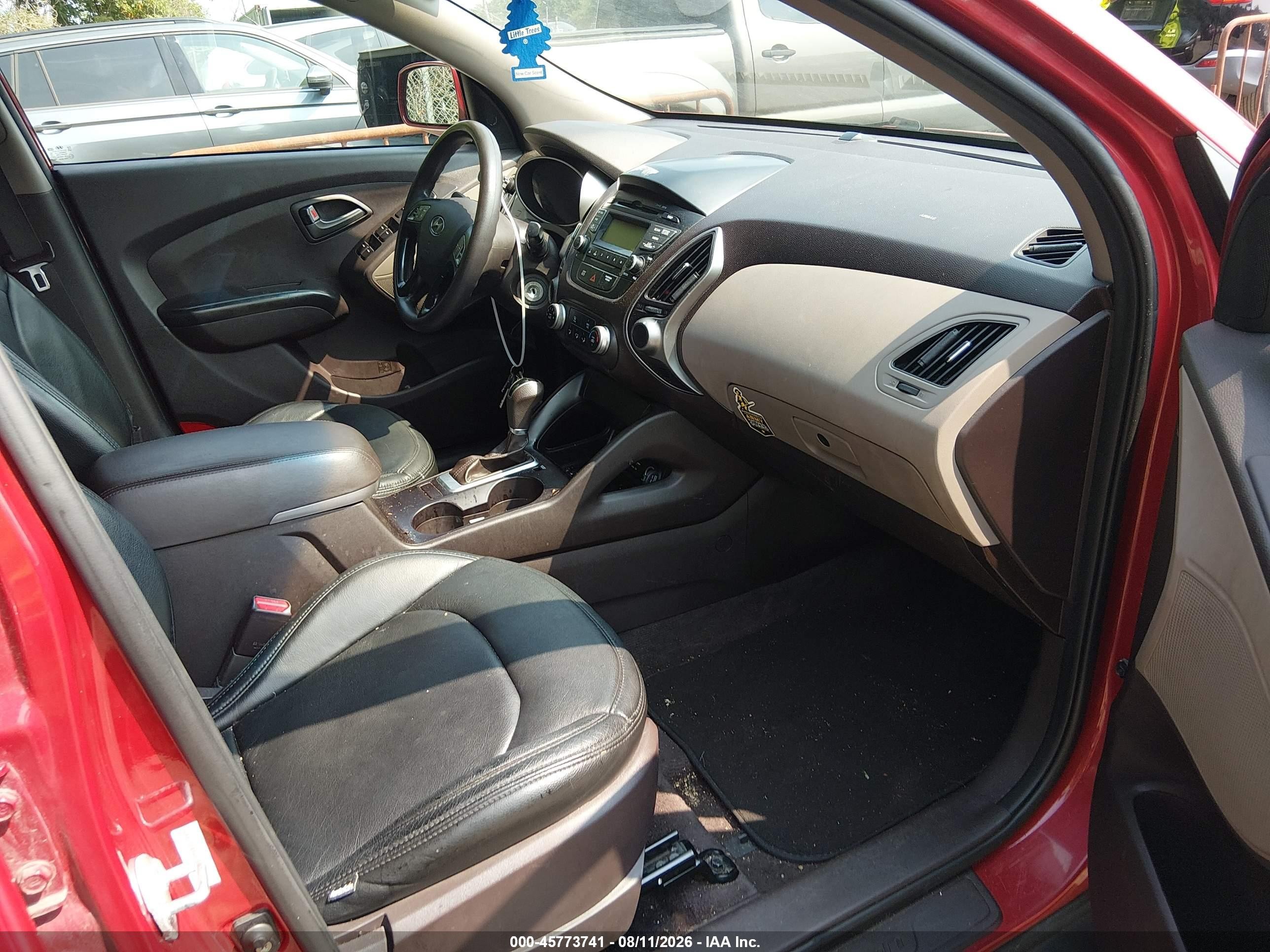 2015 Hyundai Tucson Gls Красный vin: KM8JTCAF4FU050834