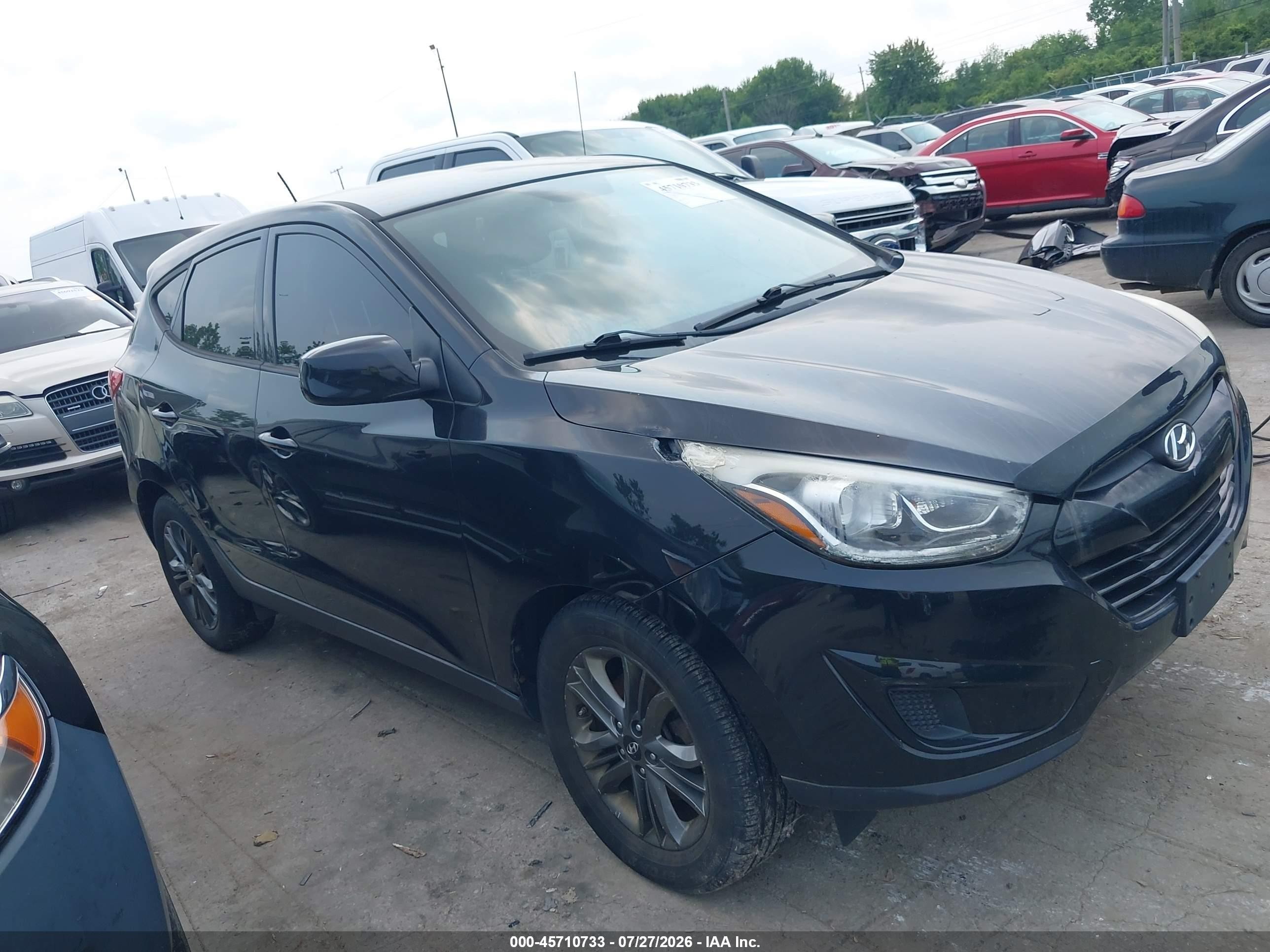 2015 Hyundai Tucson Gls Черный vin: KM8JTCAF4FU102284