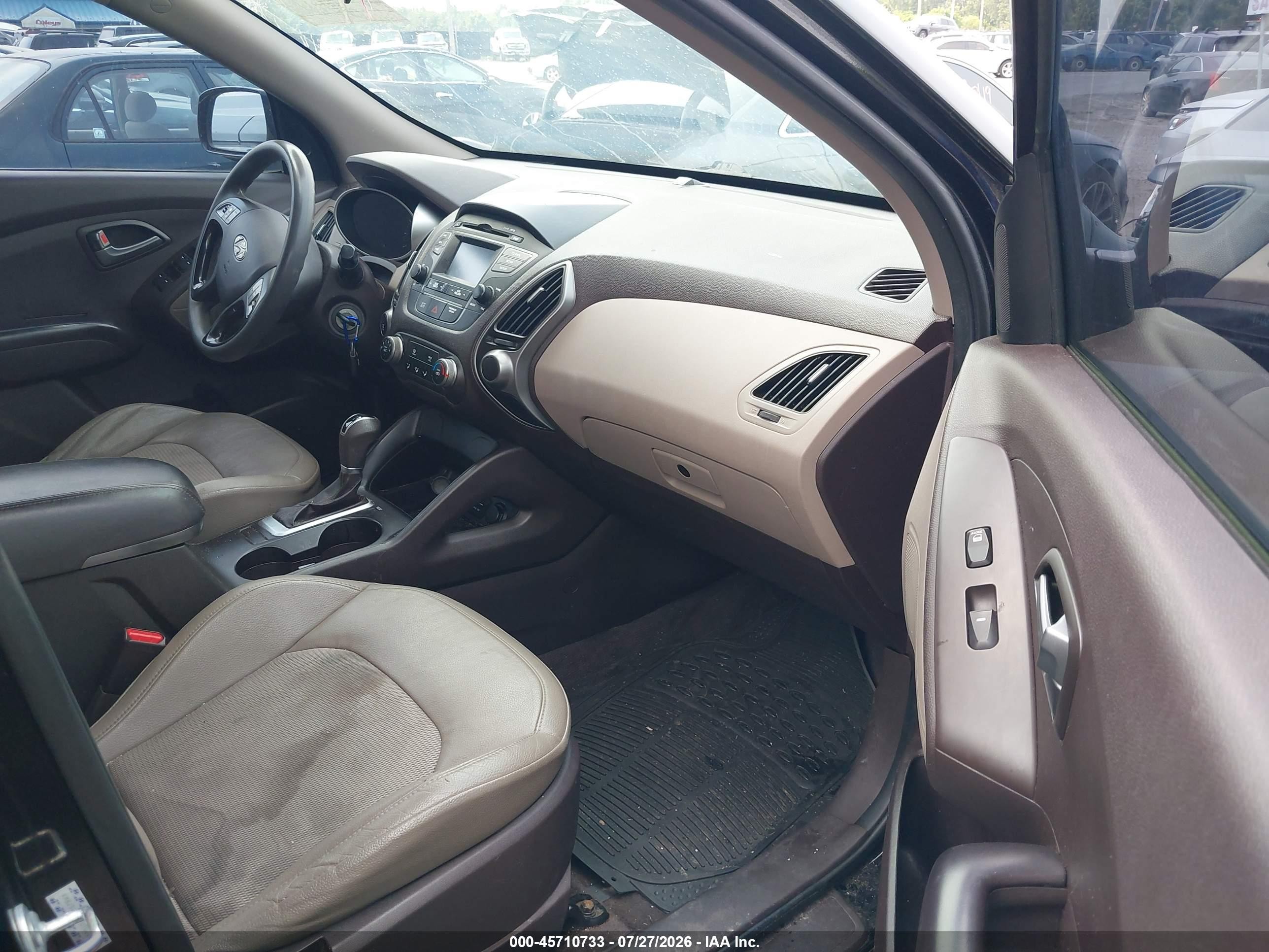 2015 Hyundai Tucson Gls Черный vin: KM8JTCAF4FU102284