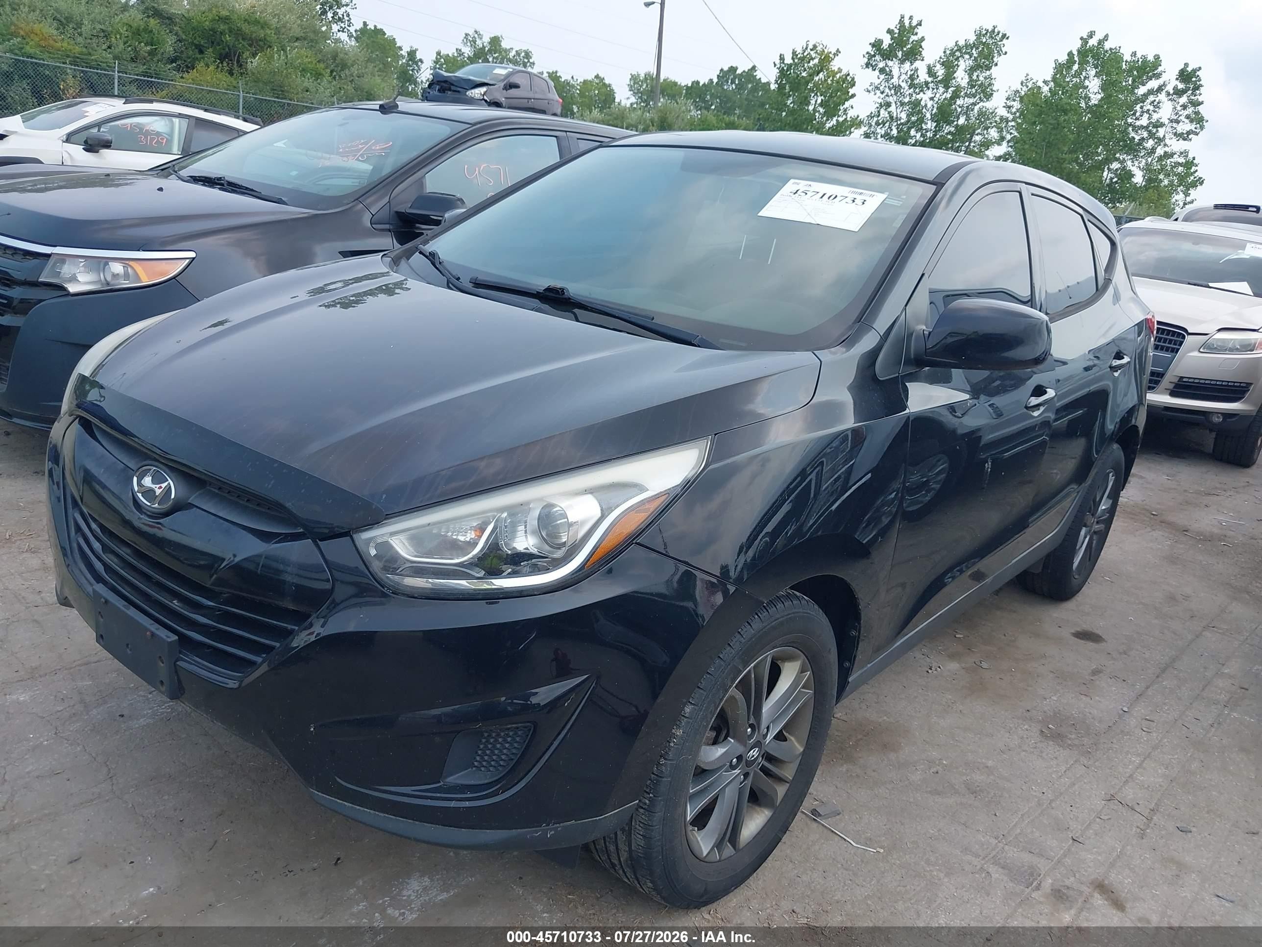2015 Hyundai Tucson Gls Черный vin: KM8JTCAF4FU102284