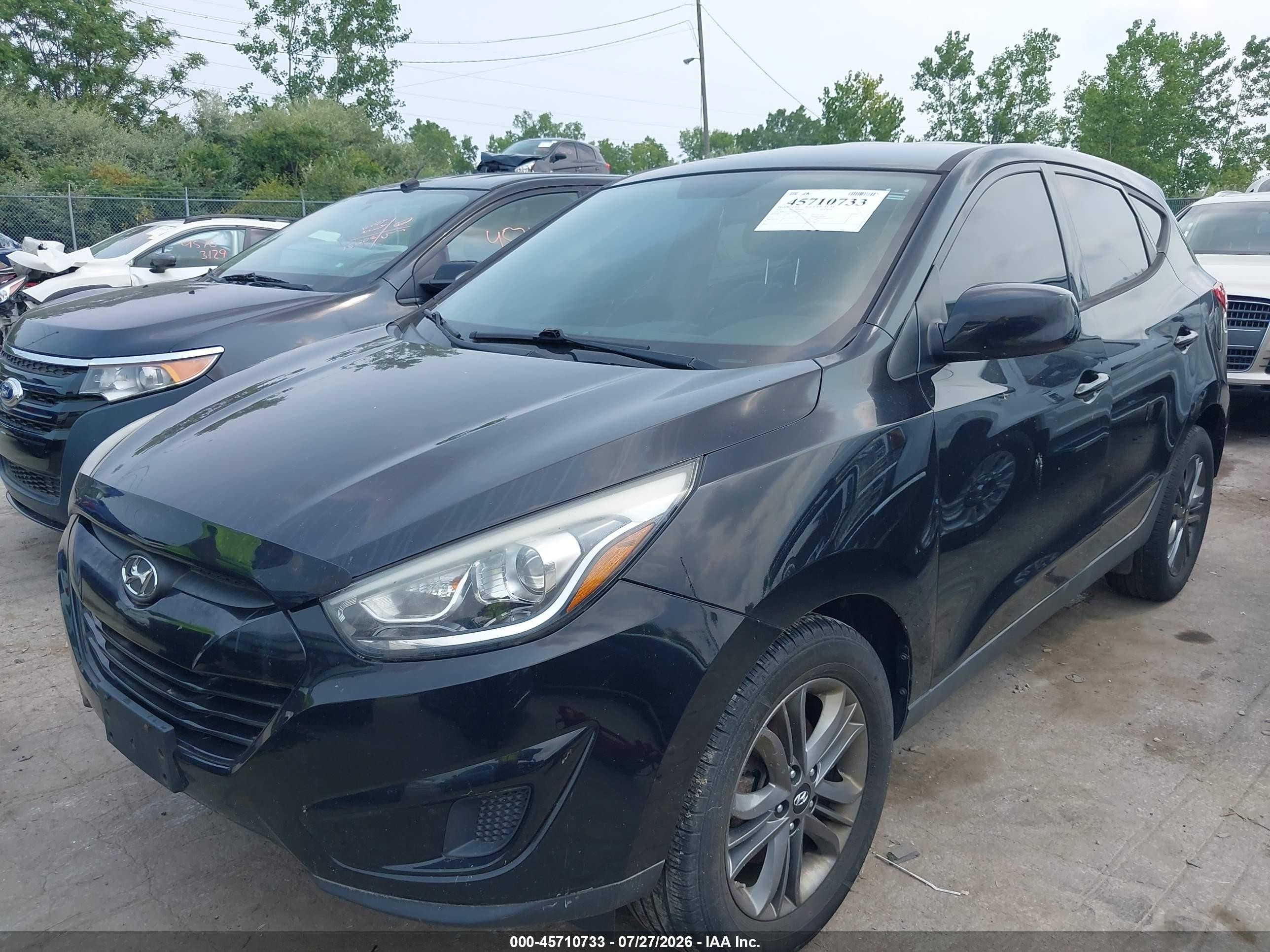 2015 Hyundai Tucson Gls Черный vin: KM8JTCAF4FU102284