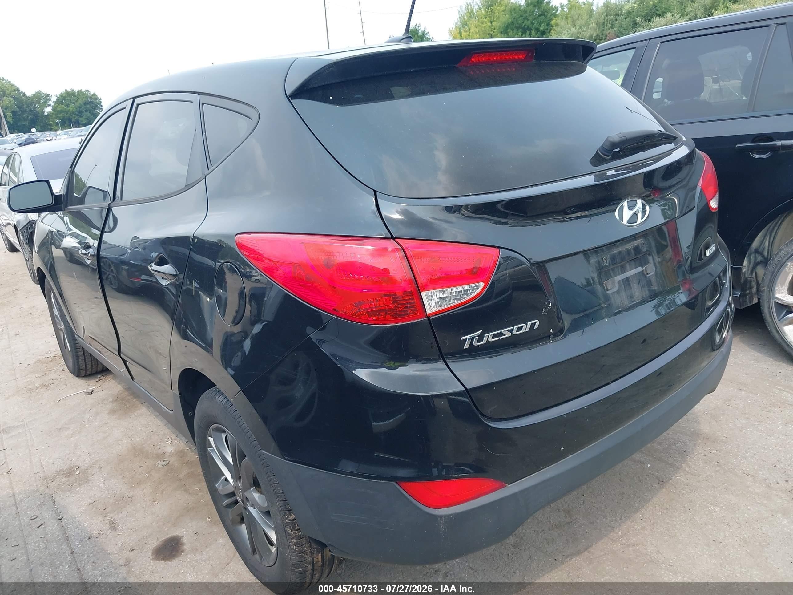 2015 Hyundai Tucson Gls Черный vin: KM8JTCAF4FU102284
