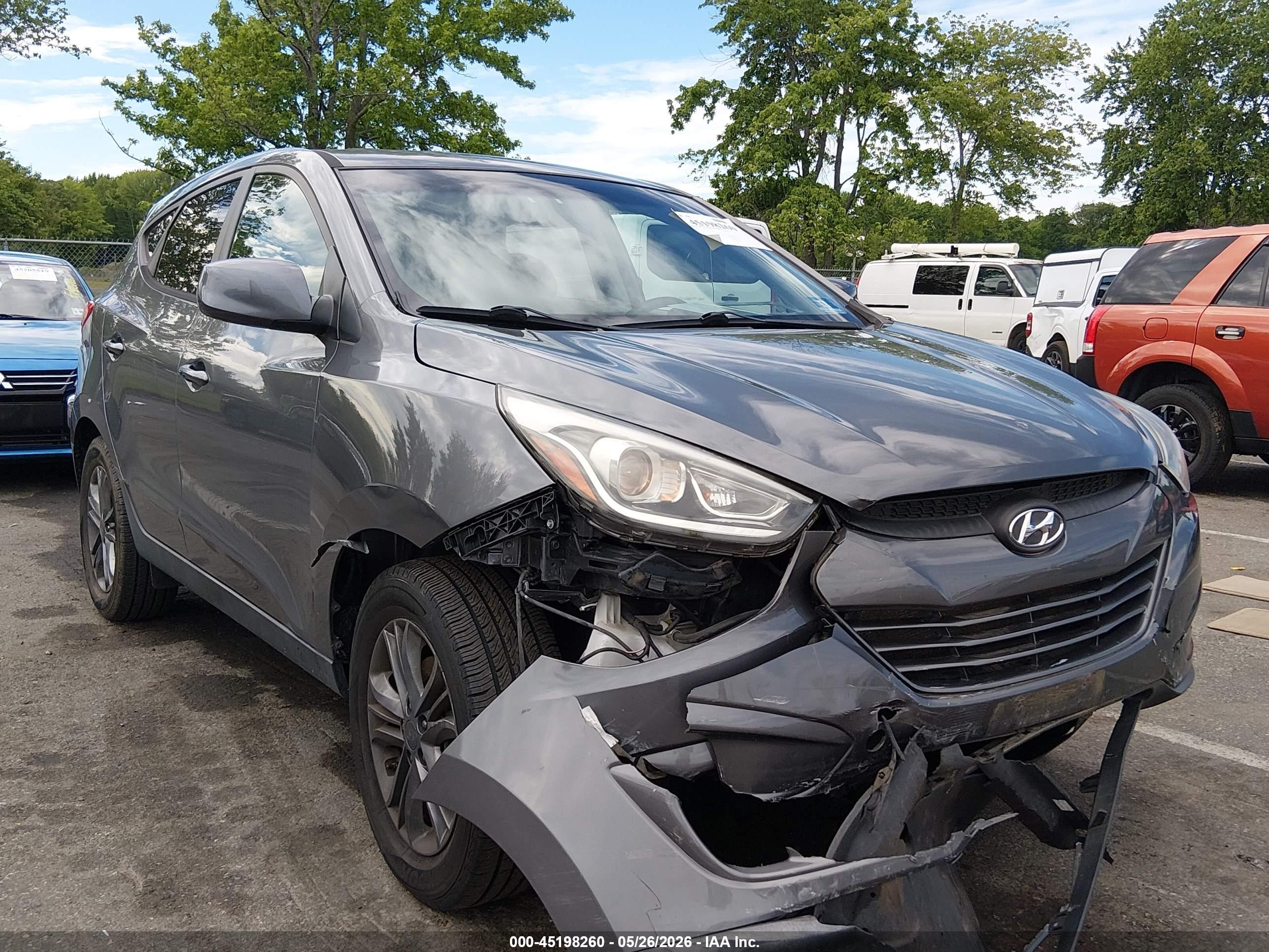 2015 Hyundai Tucson Gls Gray vin: KM8JTCAF5FU008463