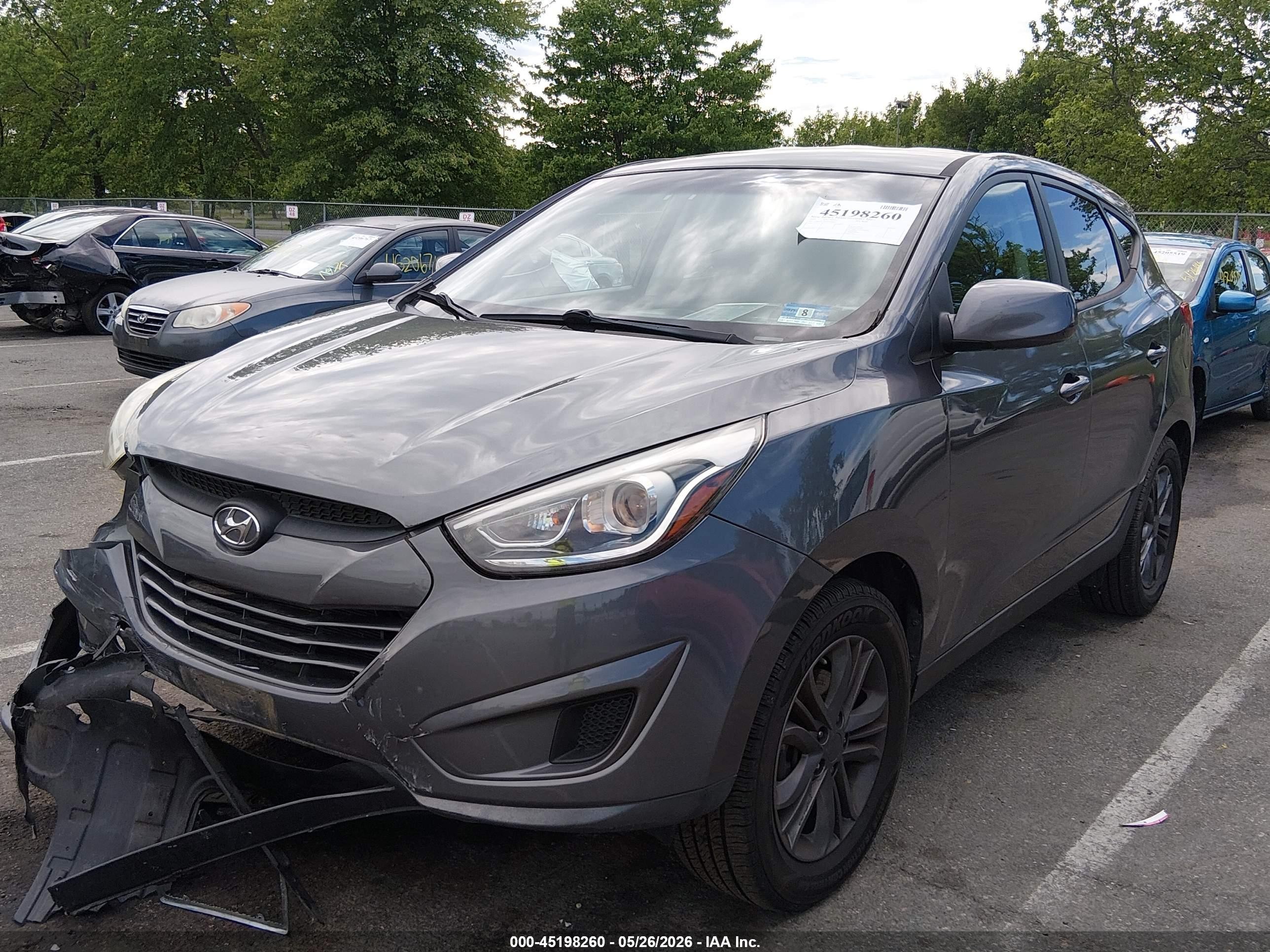2015 Hyundai Tucson Gls Gray vin: KM8JTCAF5FU008463