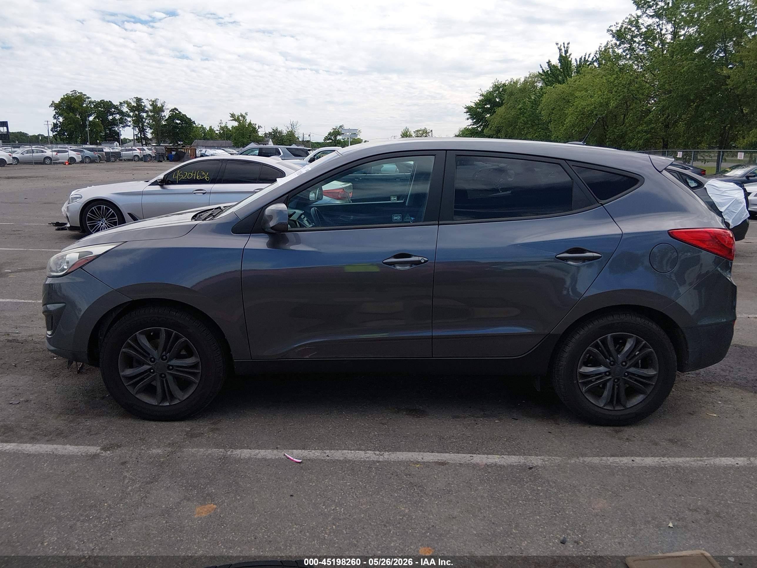 2015 Hyundai Tucson Gls Gray vin: KM8JTCAF5FU008463