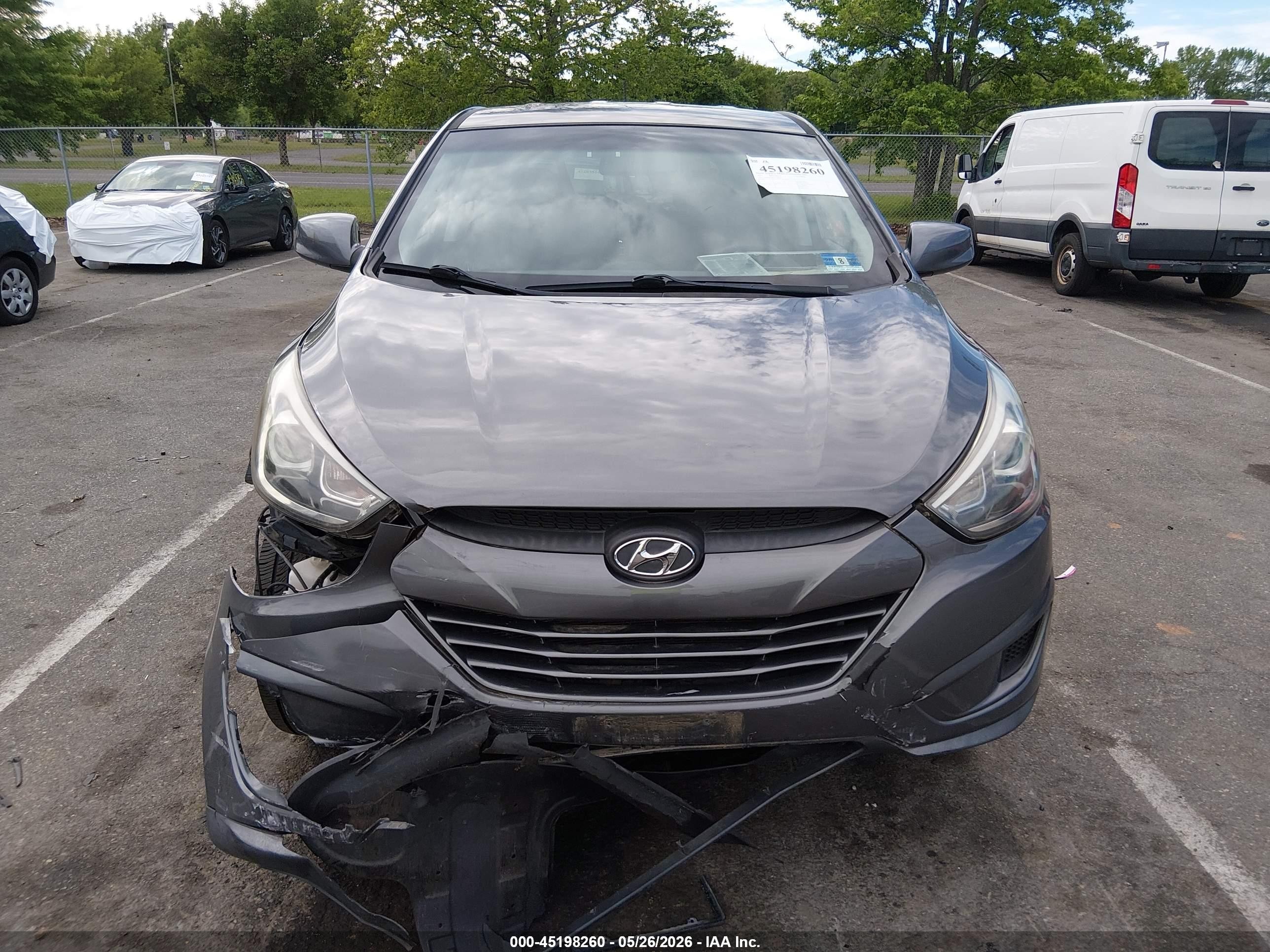 2015 Hyundai Tucson Gls Gray vin: KM8JTCAF5FU008463