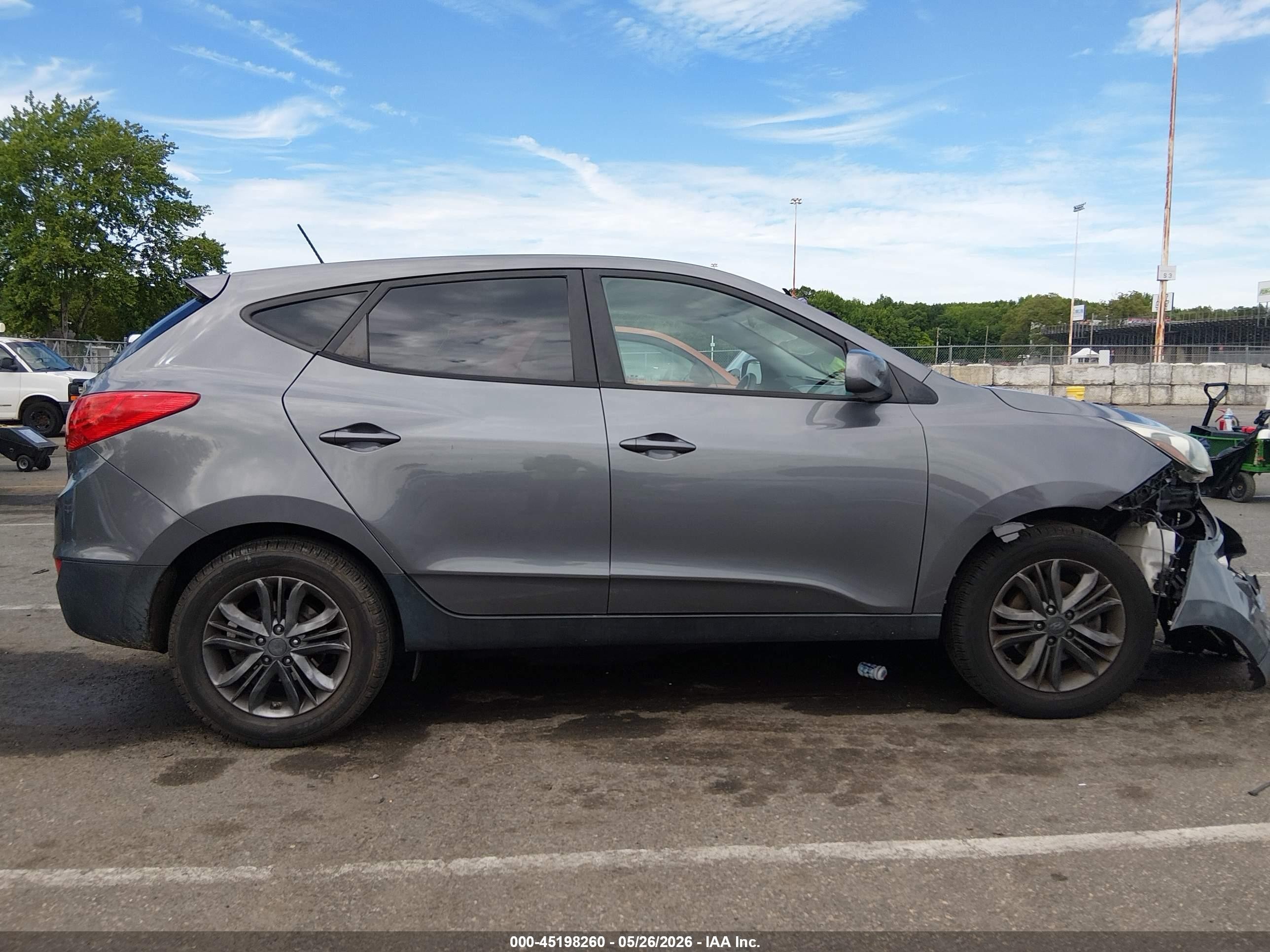 2015 Hyundai Tucson Gls Gray vin: KM8JTCAF5FU008463