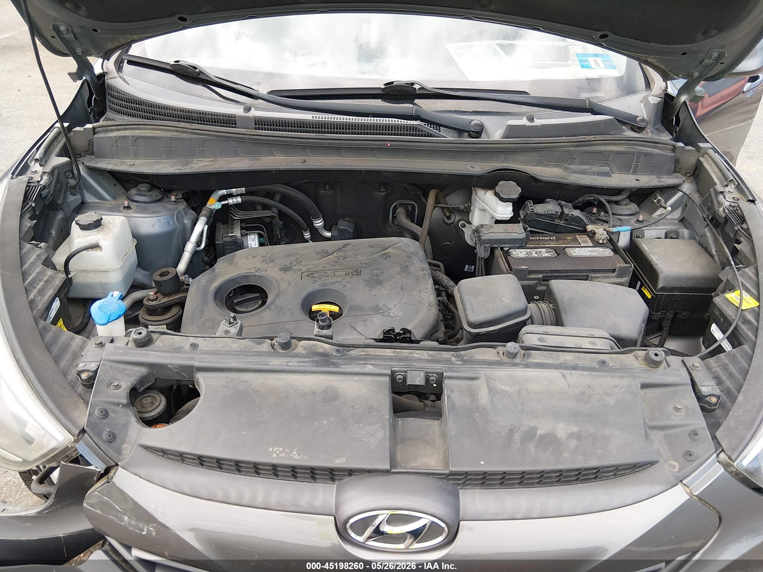 2015 Hyundai Tucson Gls Gray vin: KM8JTCAF5FU008463