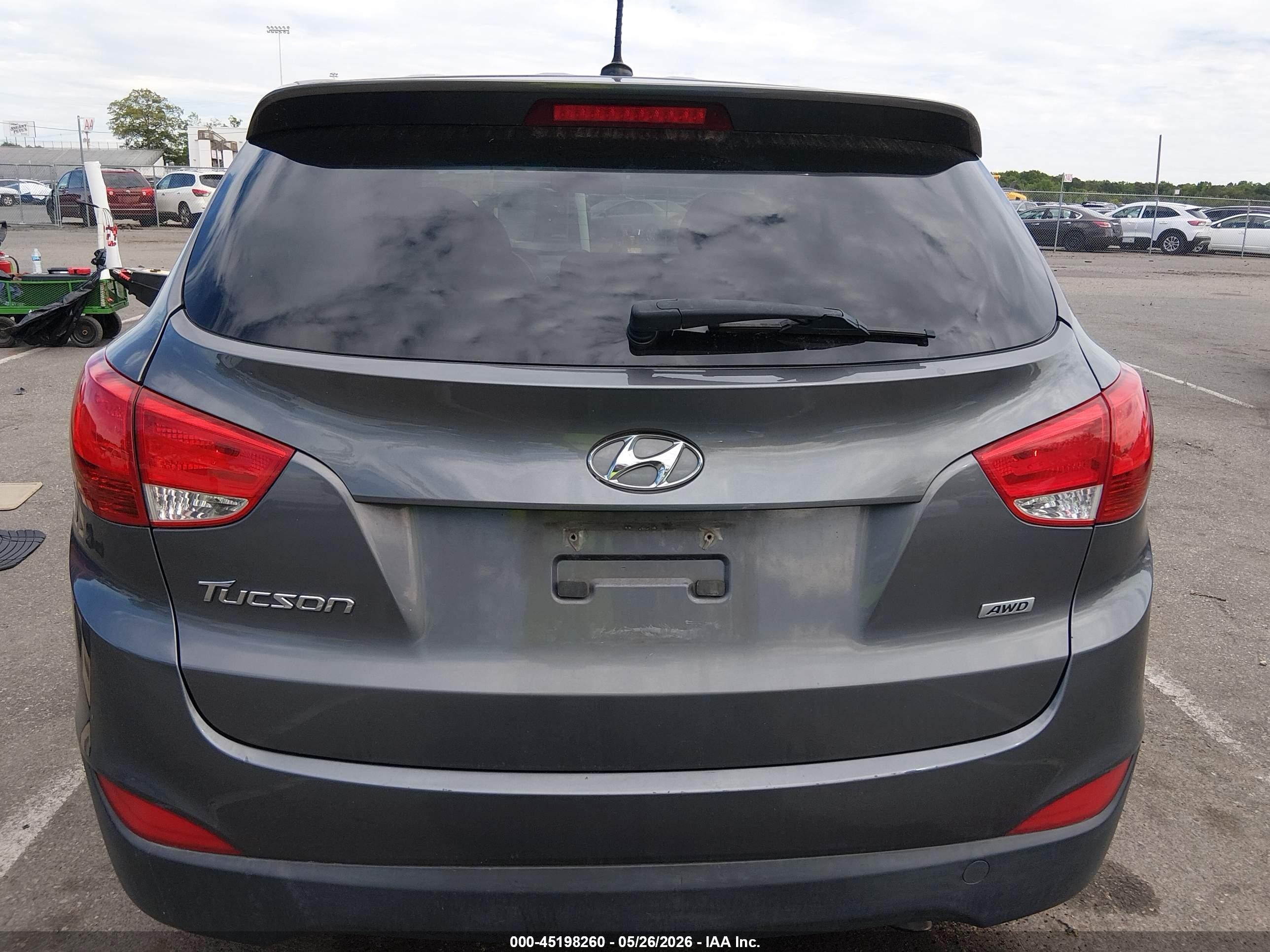 2015 Hyundai Tucson Gls Gray vin: KM8JTCAF5FU008463