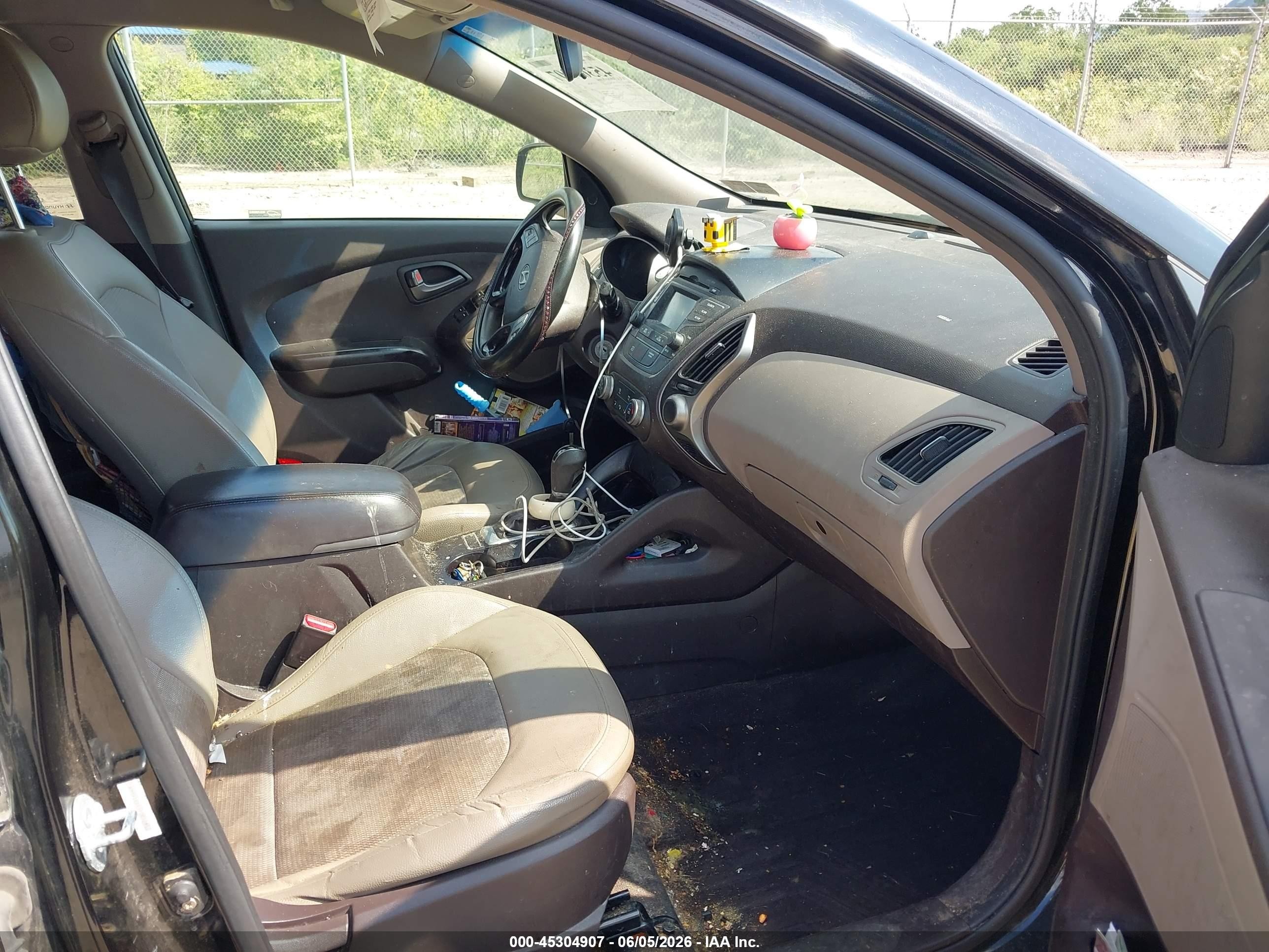 2015 Hyundai Tucson Gls Black vin: KM8JTCAF5FU022850