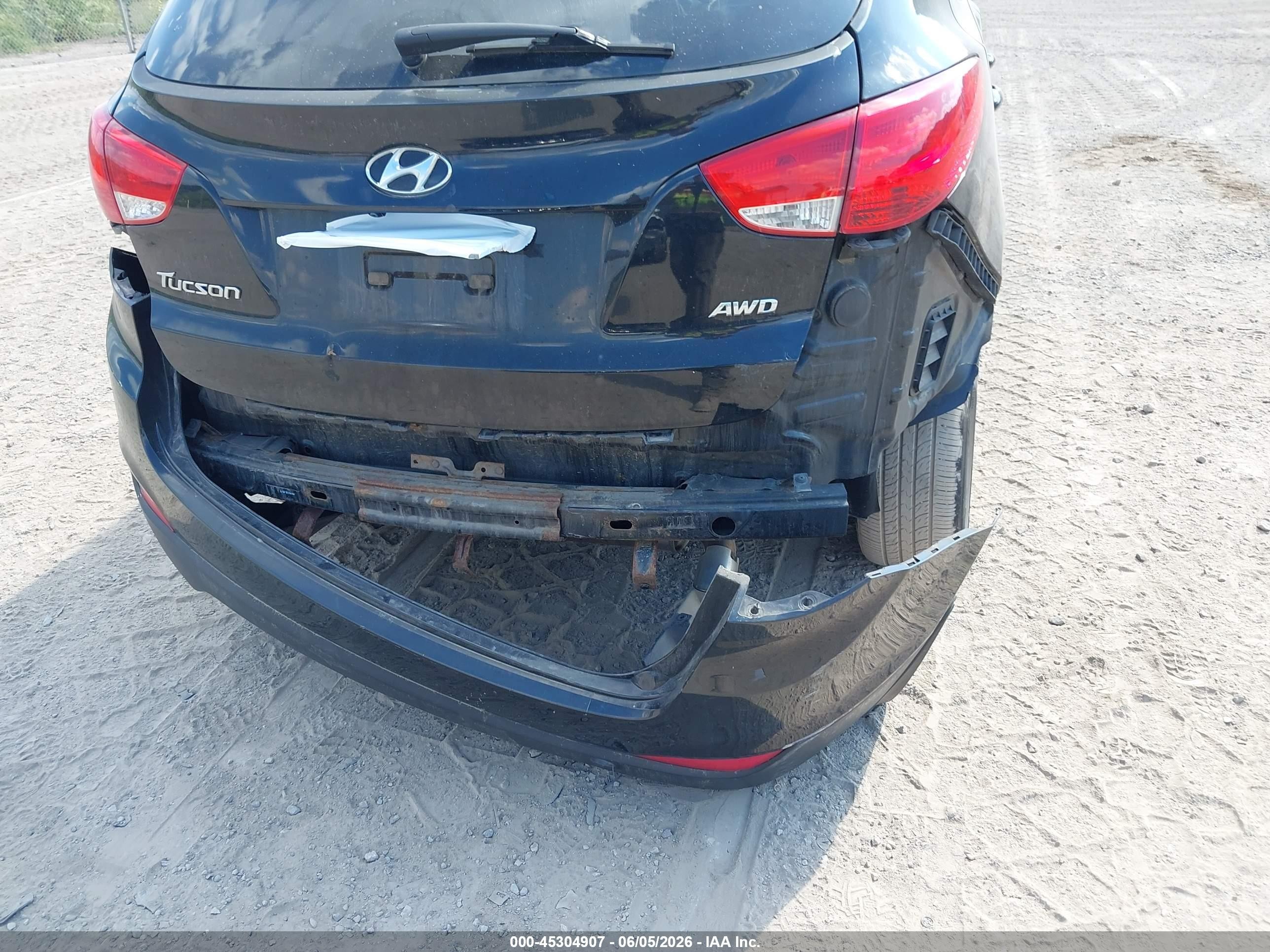 2015 Hyundai Tucson Gls Black vin: KM8JTCAF5FU022850