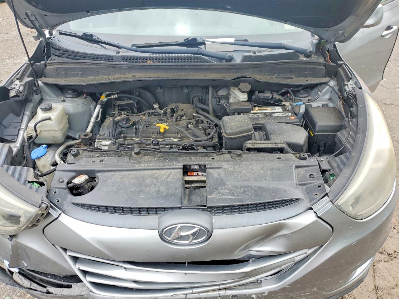 2015 Hyundai Tucson Gls Gray vin: KM8JTCAF5FU072101