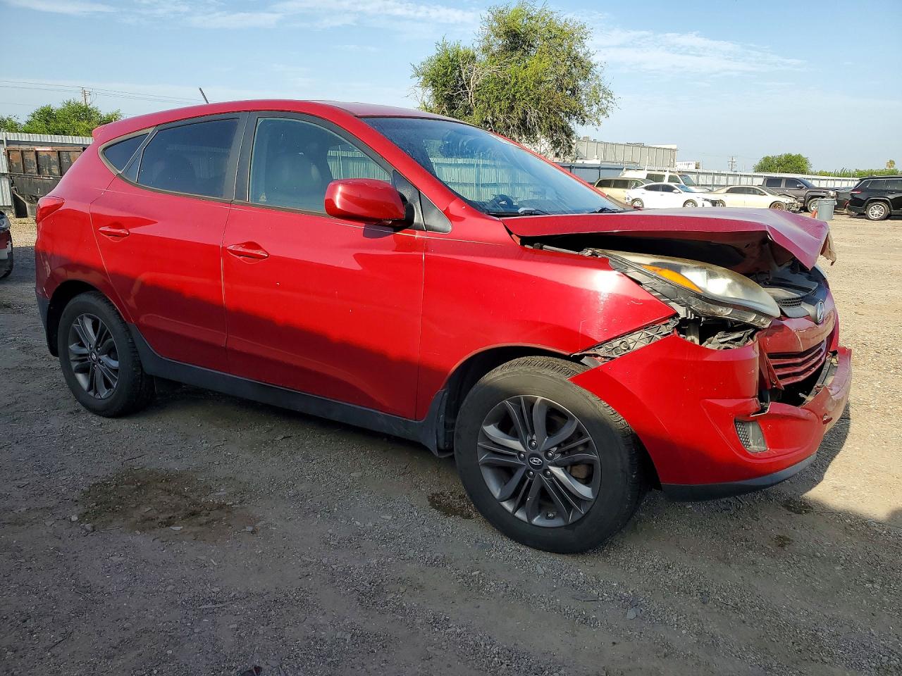 2015 Hyundai Tucson Gls Темно-бордовый vin: KM8JTCAF5FU074530