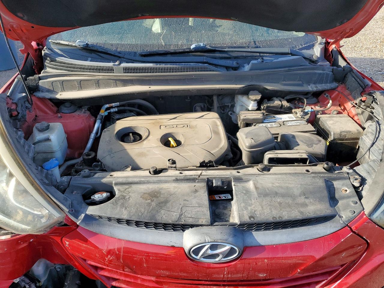 2015 Hyundai Tucson Gls Темно-бордовый vin: KM8JTCAF5FU074530