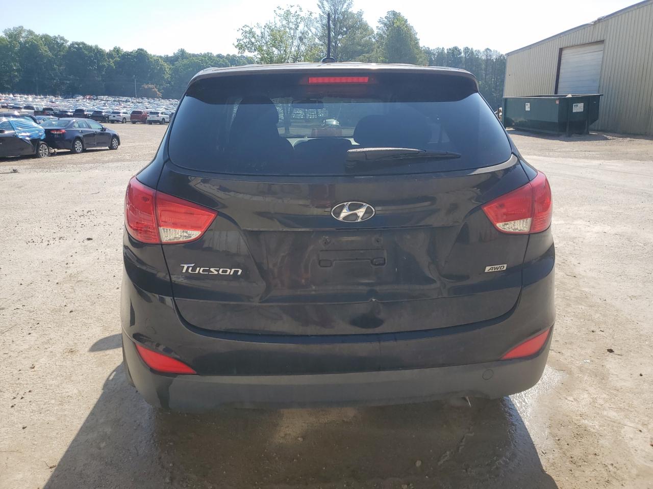 2014 Hyundai Tucson Gls Black vin: KM8JTCAF6EU855989 Damage: Lift Gate, Dent(S) W/ Paint Dmg, 5 To 6 Inches