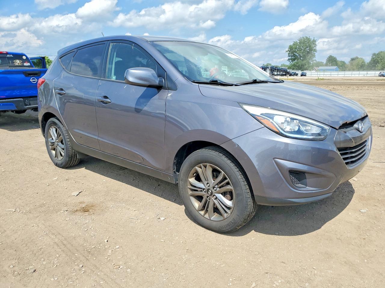 2015 Hyundai Tucson Gls Gray vin: KM8JTCAF6FU007077