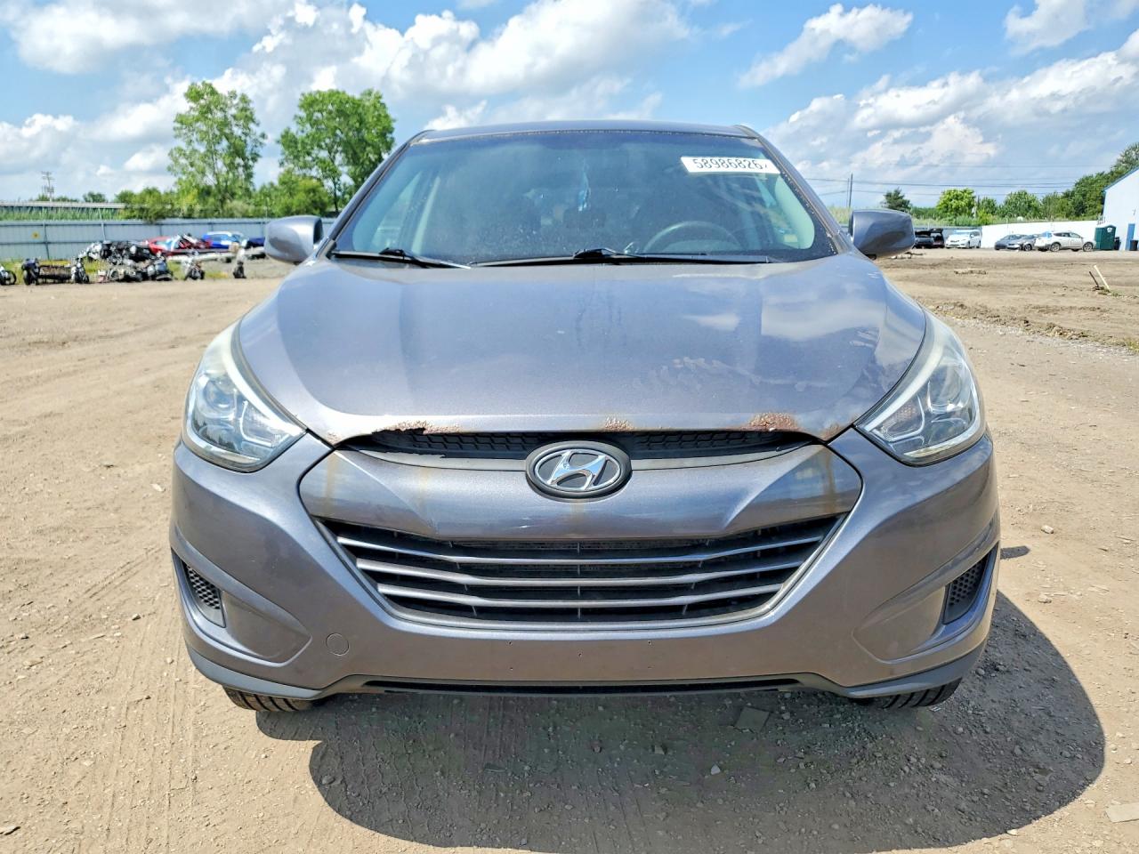 2015 Hyundai Tucson Gls Gray vin: KM8JTCAF6FU007077