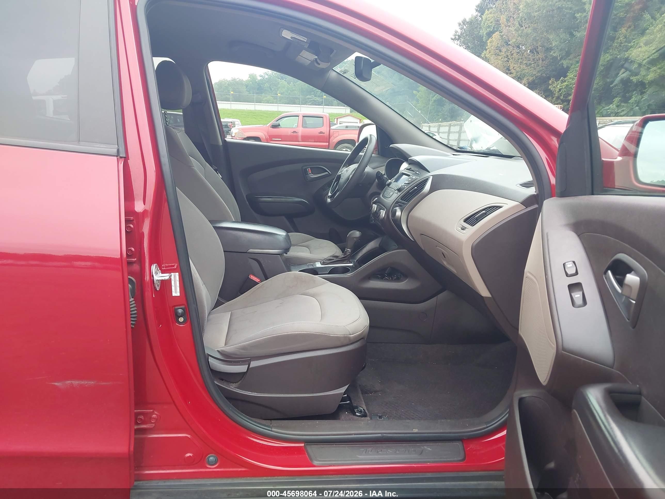 2015 Hyundai Tucson Gls Red vin: KM8JTCAF6FU039978