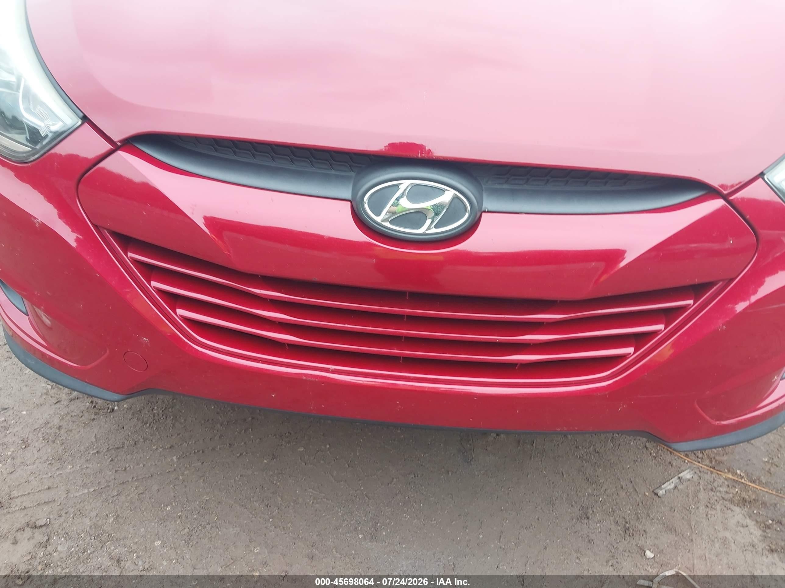 2015 Hyundai Tucson Gls Red vin: KM8JTCAF6FU039978