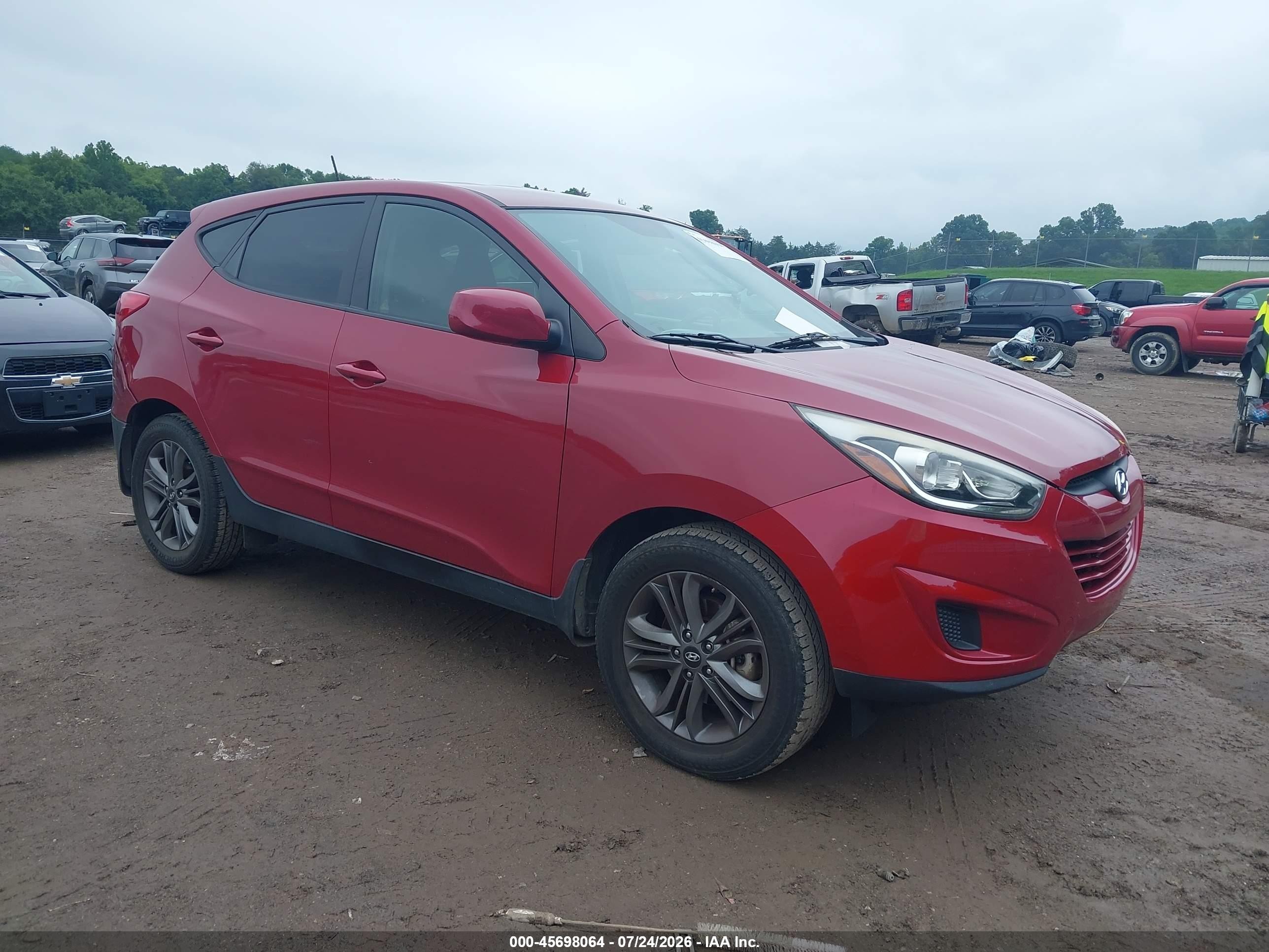 2015 Hyundai Tucson Gls Red vin: KM8JTCAF6FU039978