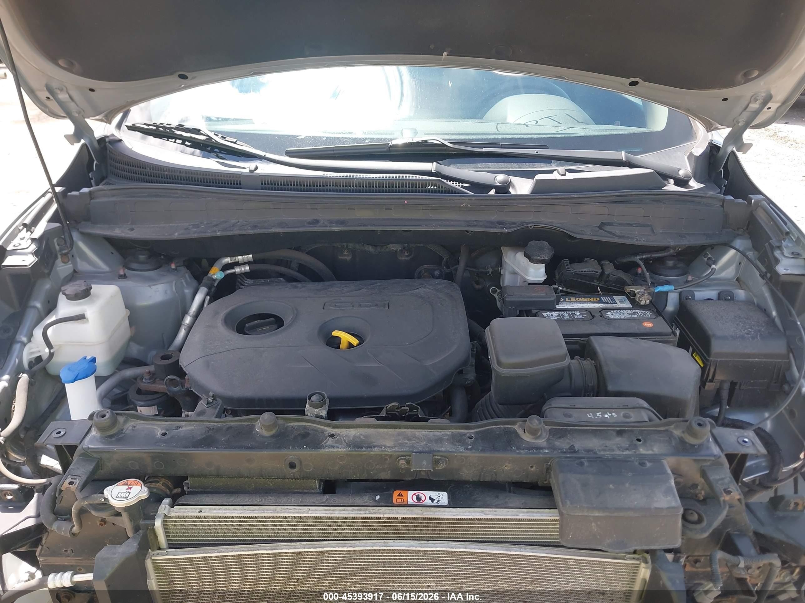 2015 Hyundai Tucson Gls Silver vin: KM8JTCAF6FU046901