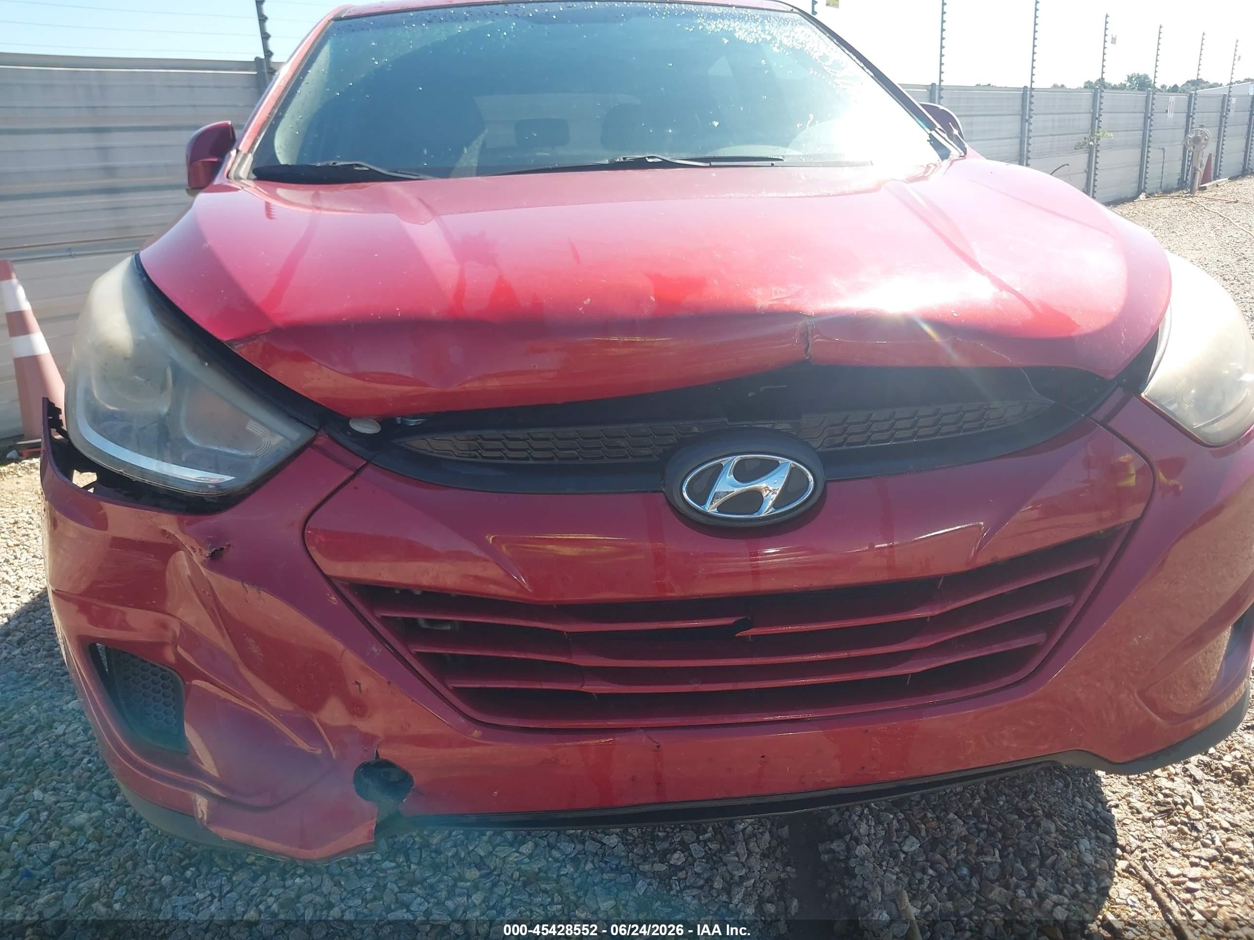 2015 Hyundai Tucson Gls Red vin: KM8JTCAF6FU087691