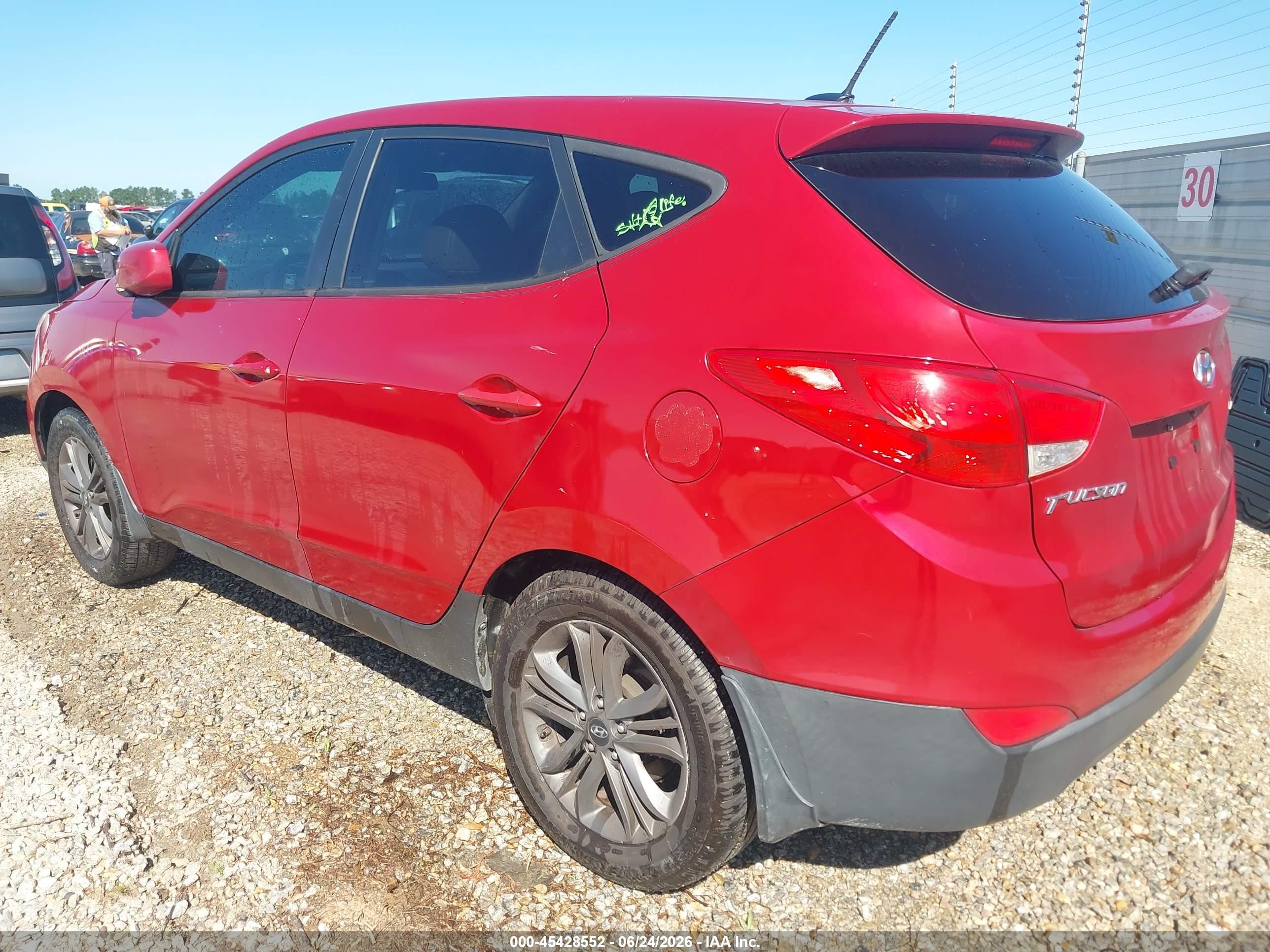 2015 Hyundai Tucson Gls Red vin: KM8JTCAF6FU087691