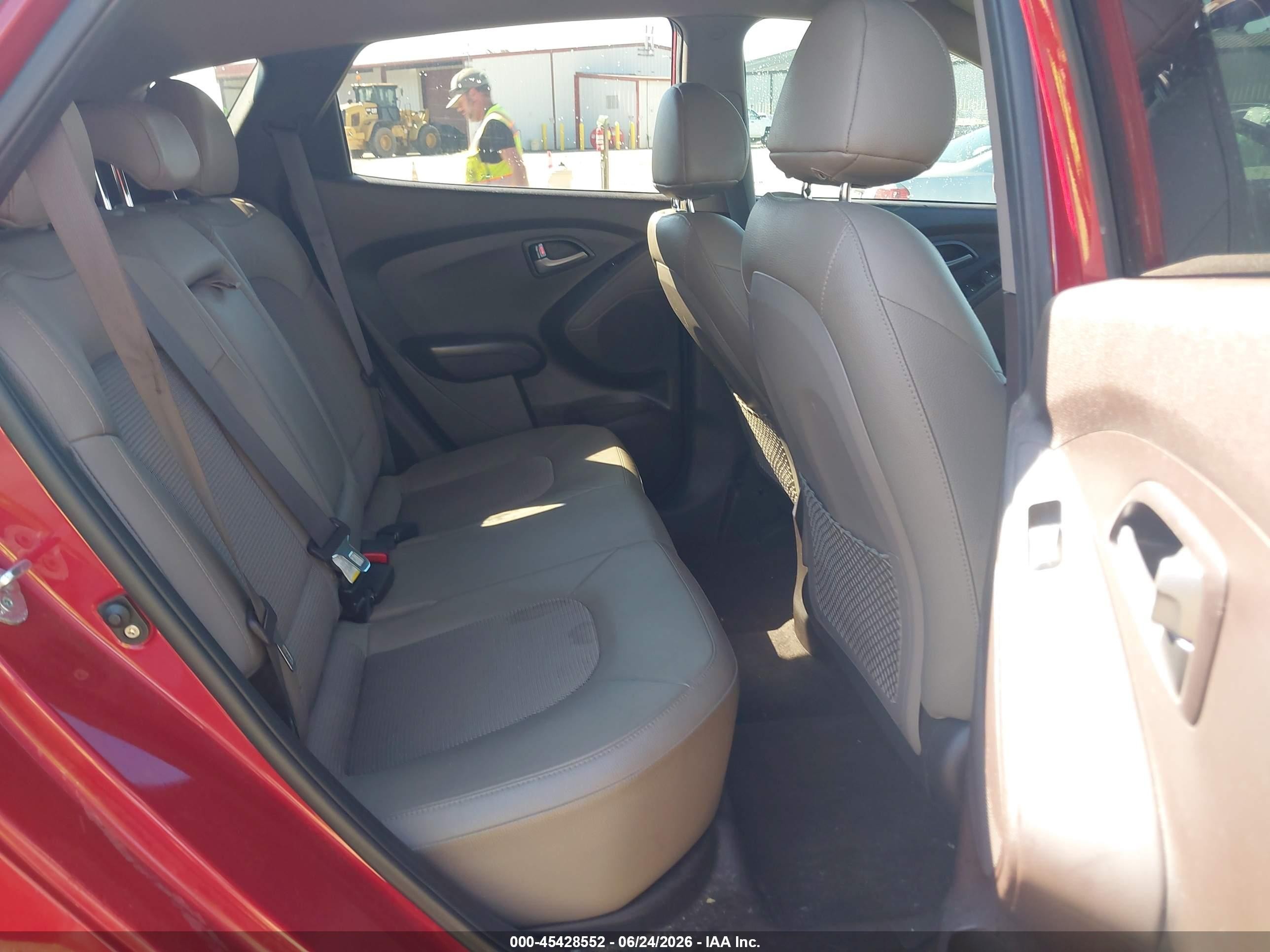 2015 Hyundai Tucson Gls Red vin: KM8JTCAF6FU087691