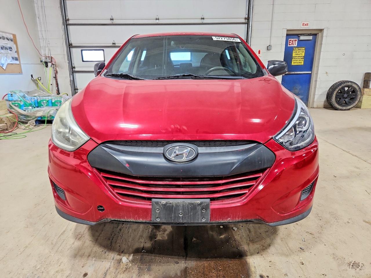 2015 Hyundai Tucson 4wd Красный vin: KM8JTCAF6FU091773