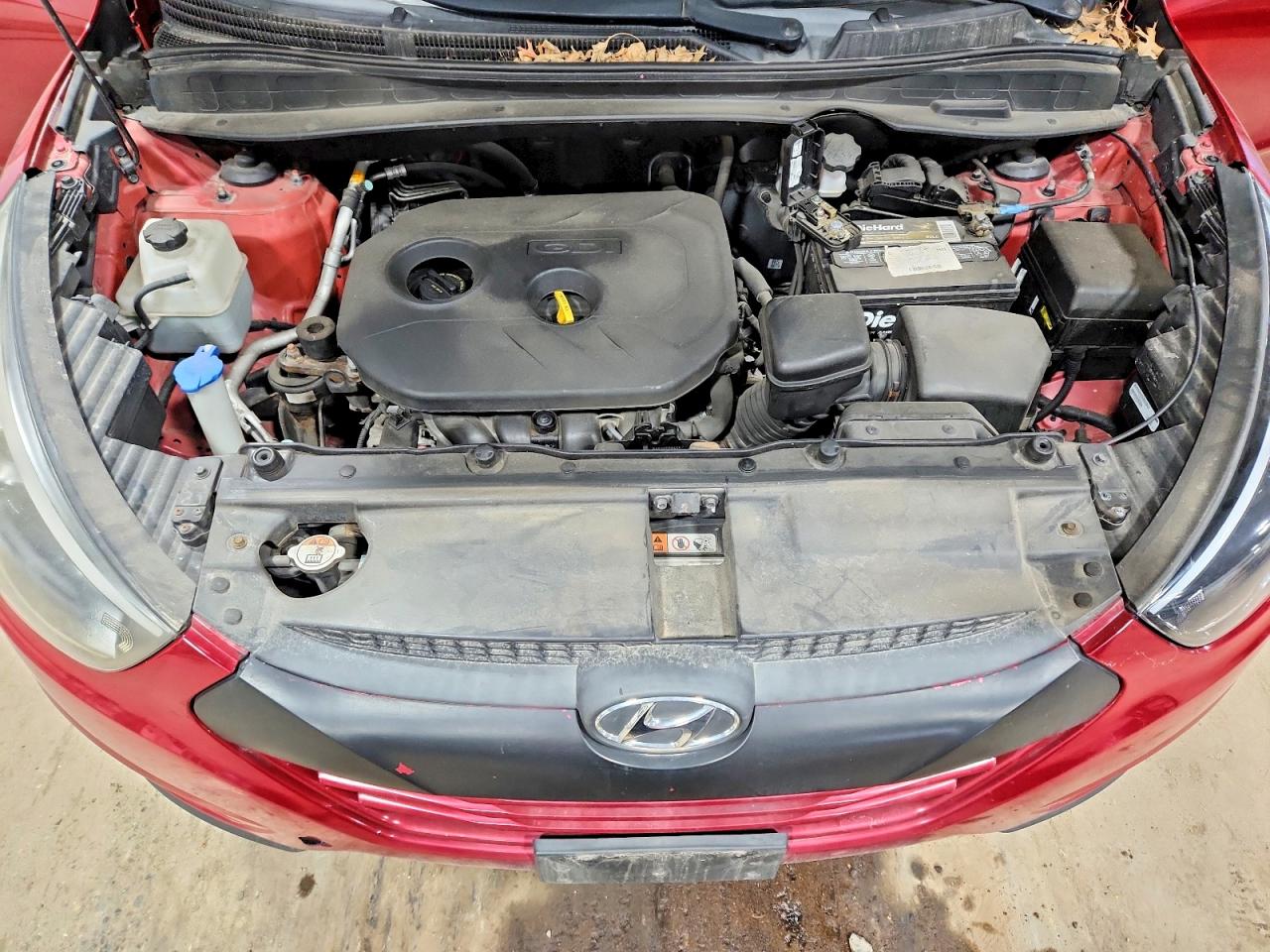 2015 Hyundai Tucson 4wd Красный vin: KM8JTCAF6FU091773