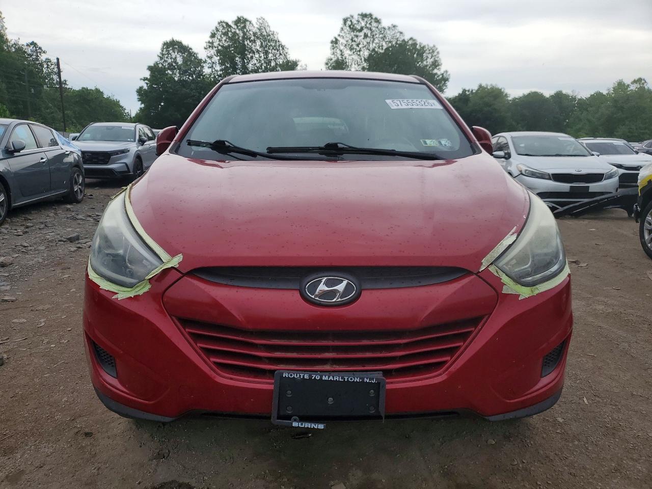 2015 Hyundai Tucson Gls Red vin: KM8JTCAF6FU111746