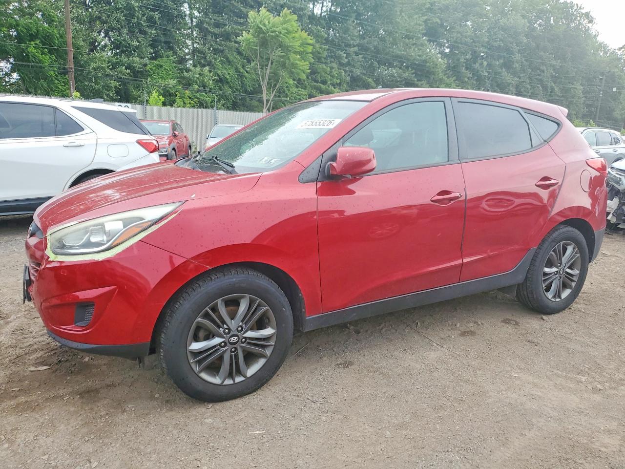 2015 Hyundai Tucson Gls Red vin: KM8JTCAF6FU111746