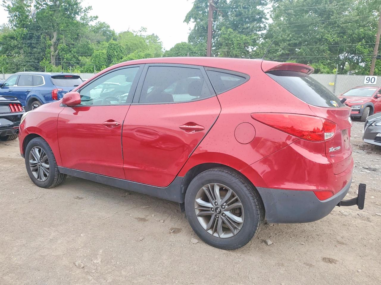 2015 Hyundai Tucson Gls Red vin: KM8JTCAF6FU111746