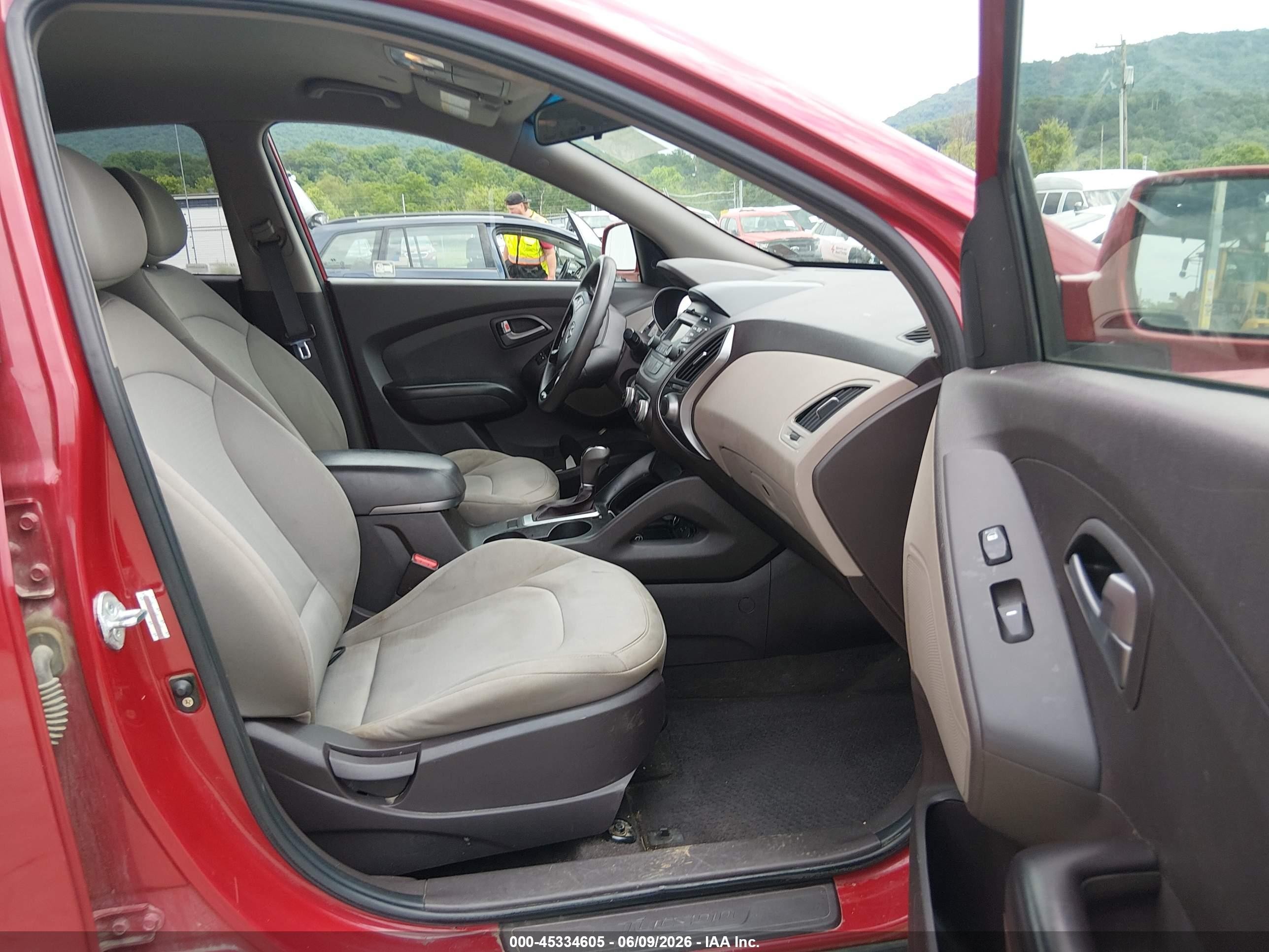 2014 Hyundai Tucson Gls Red vin: KM8JTCAF7EU817445