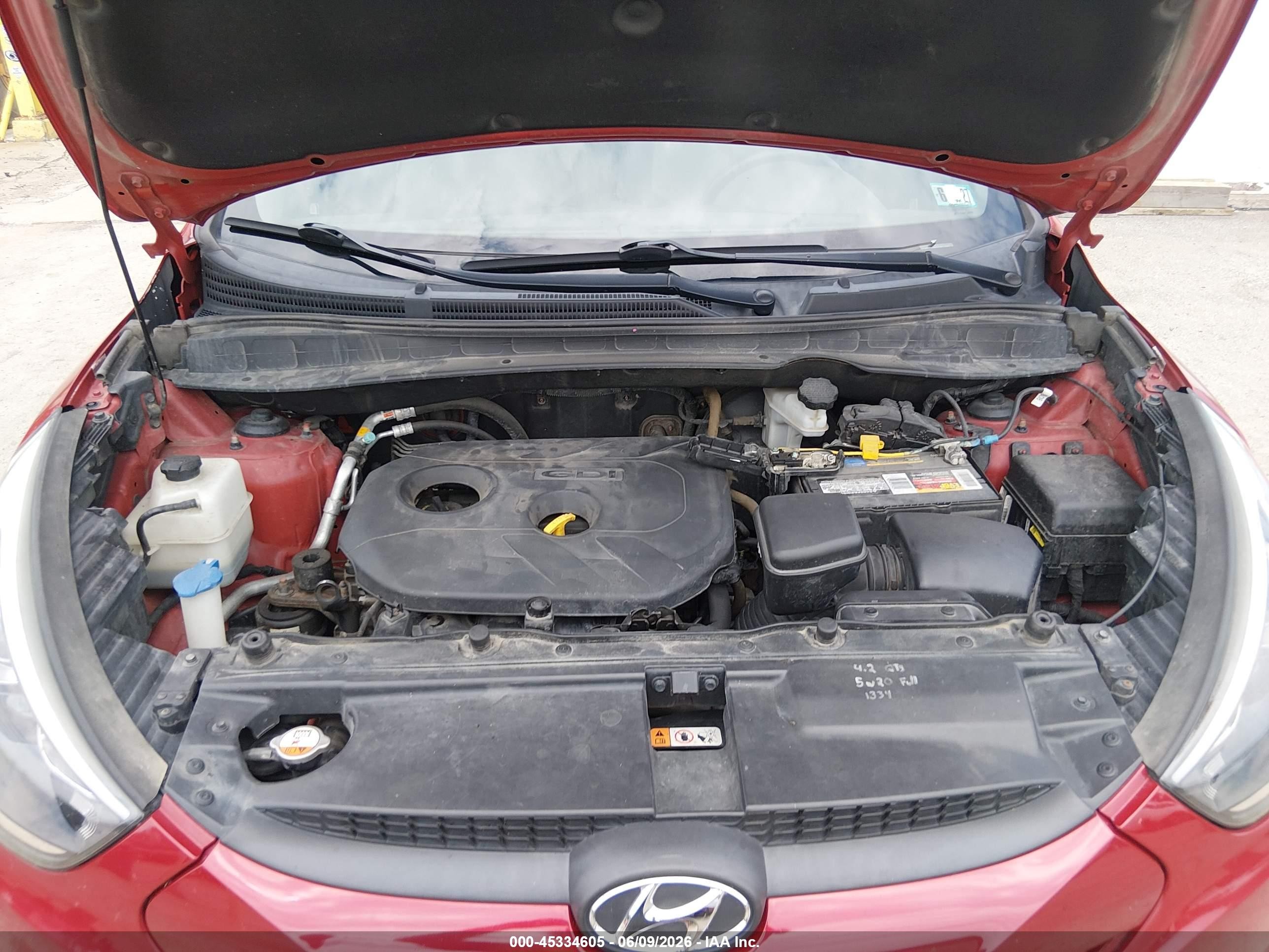 2014 Hyundai Tucson Gls Red vin: KM8JTCAF7EU817445