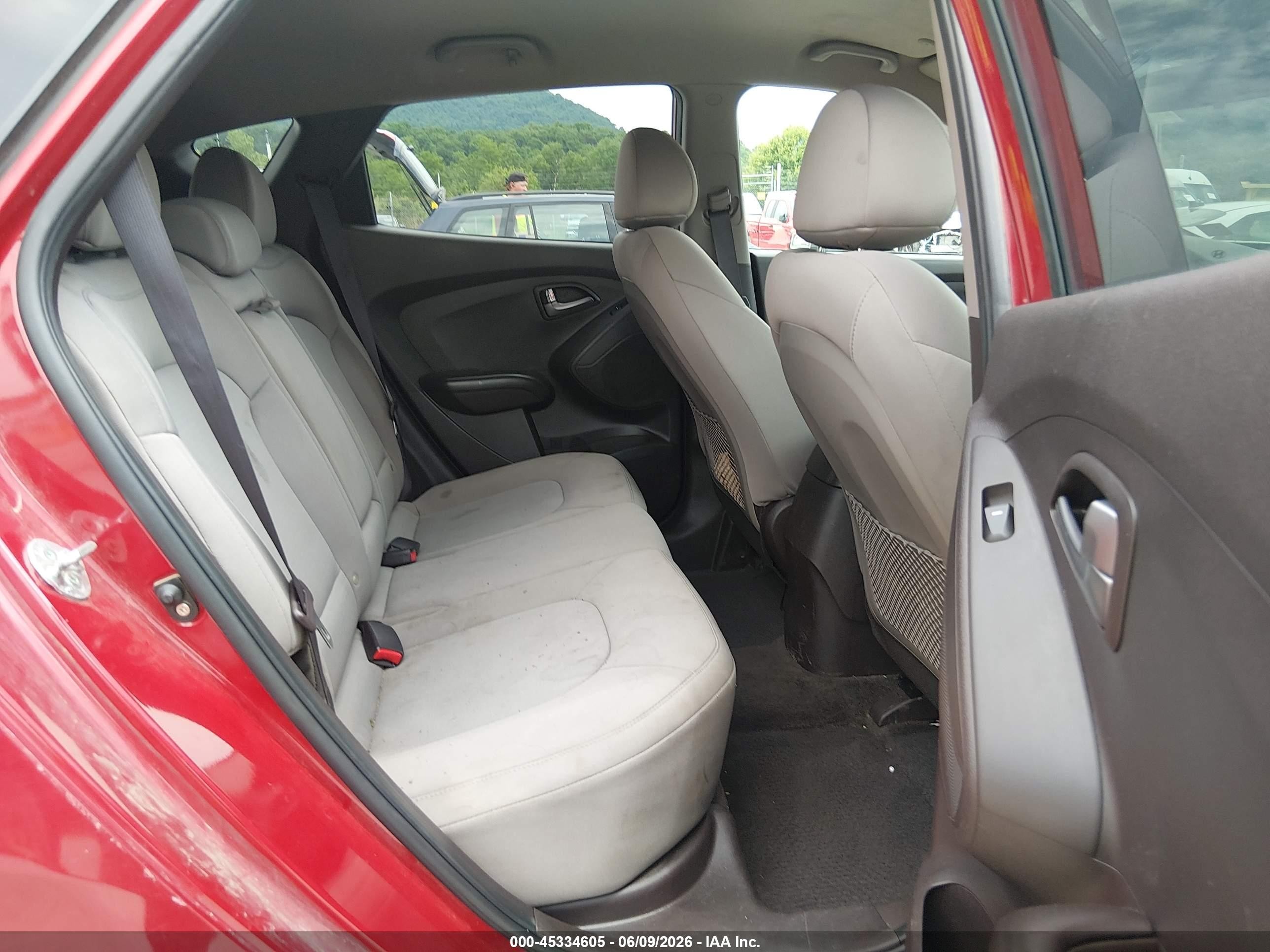 2014 Hyundai Tucson Gls Red vin: KM8JTCAF7EU817445