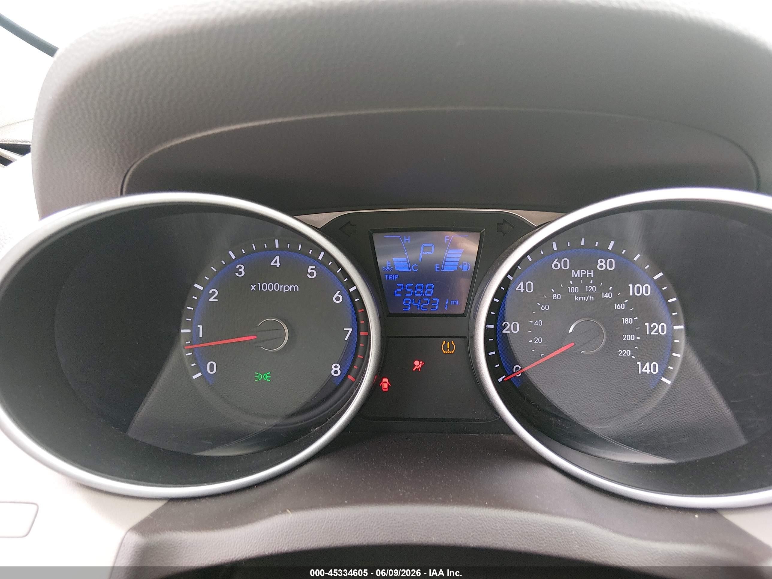 2014 Hyundai Tucson Gls Red vin: KM8JTCAF7EU817445