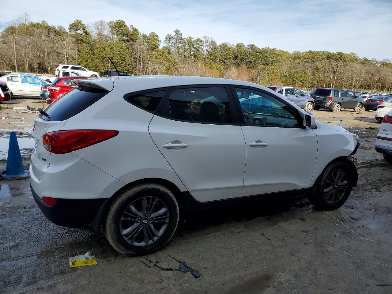 2015 Hyundai Tucson Gls Белый vin: KM8JTCAF7FU071788