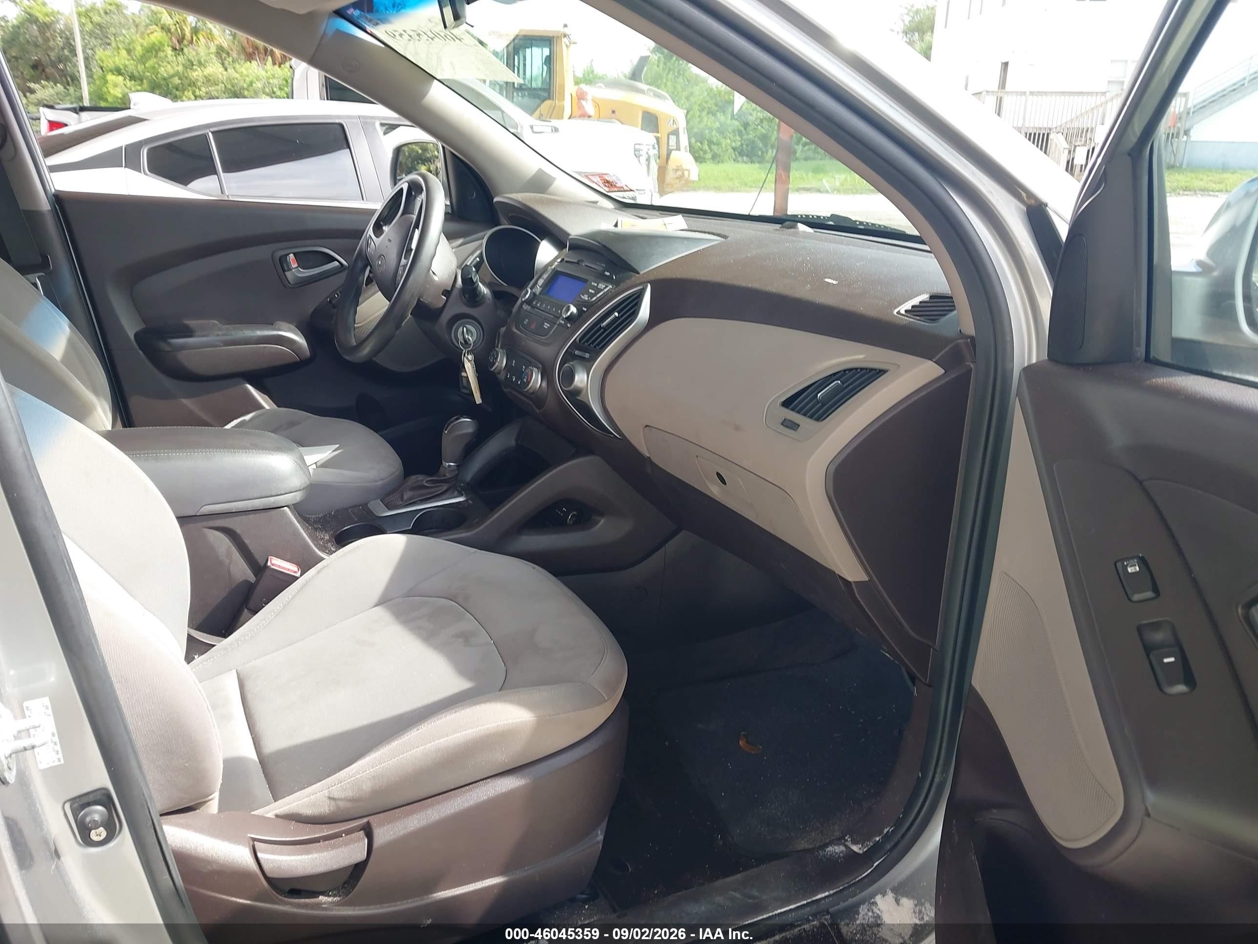2015 Hyundai Tucson Gls Gray vin: KM8JTCAF7FU074772