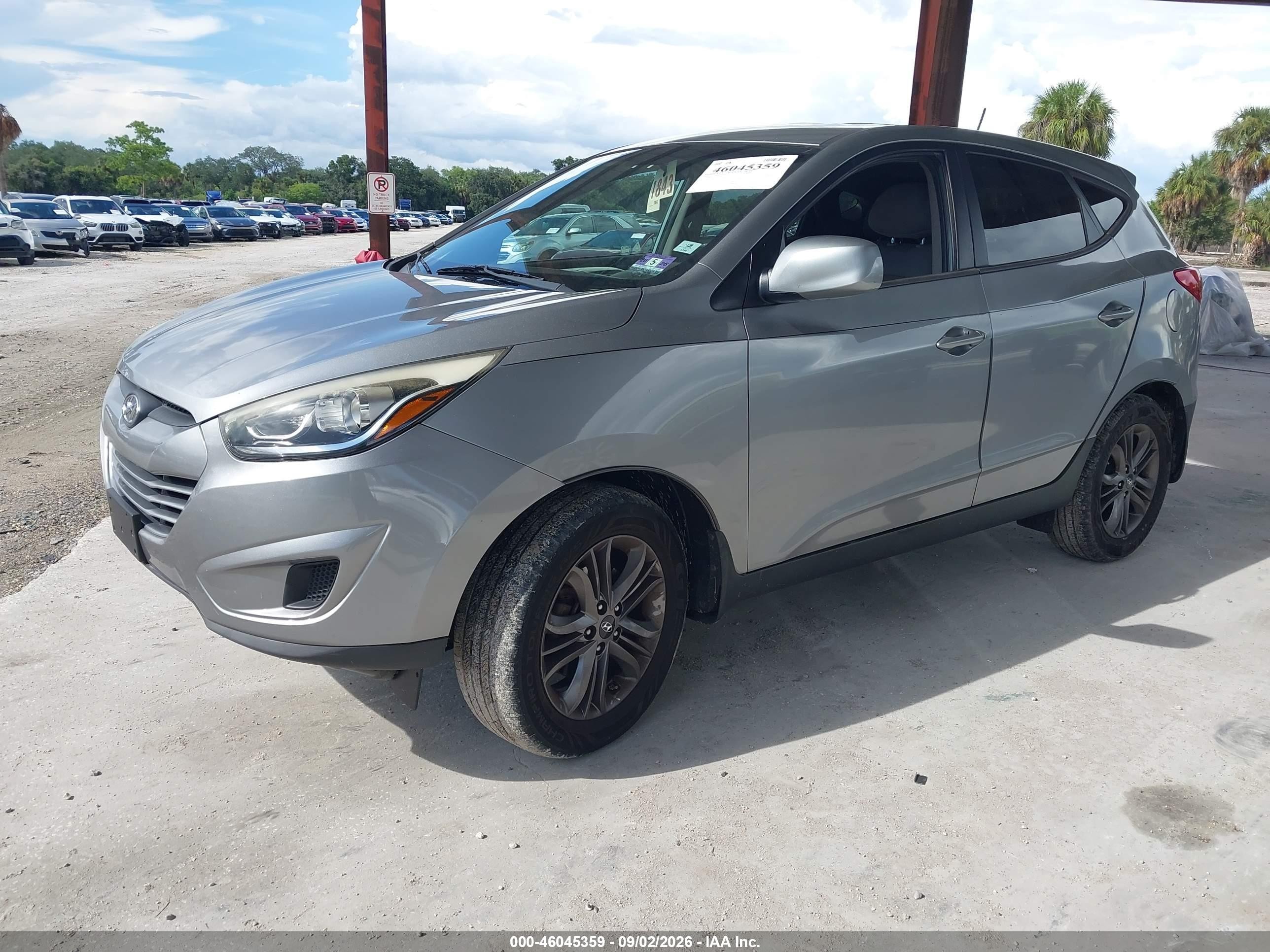 2015 Hyundai Tucson Gls Gray vin: KM8JTCAF7FU074772