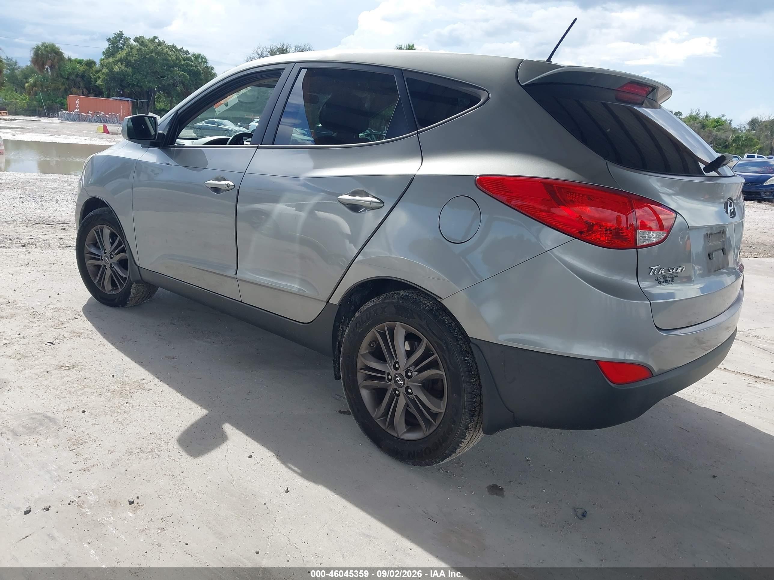 2015 Hyundai Tucson Gls Gray vin: KM8JTCAF7FU074772