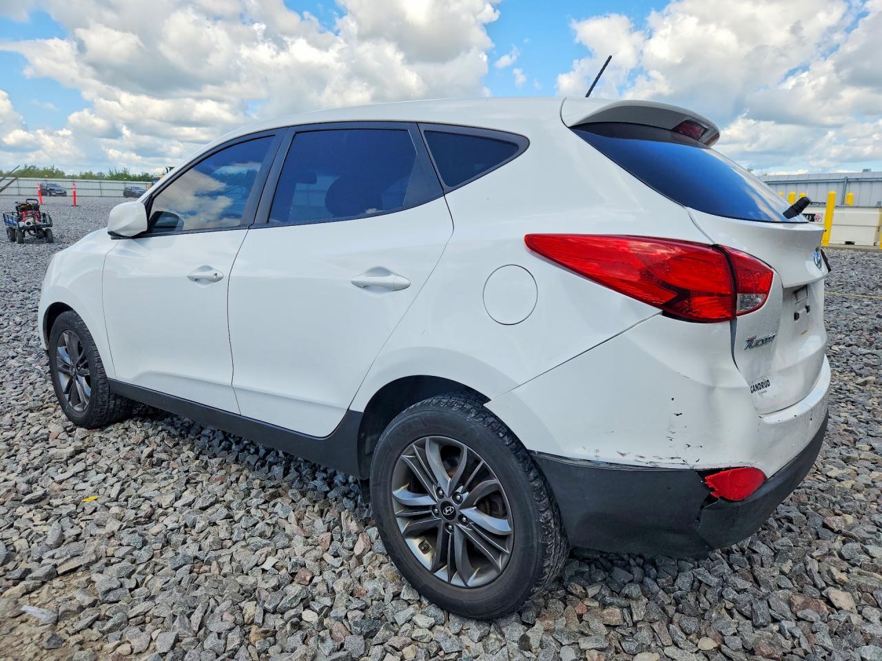 2015 Hyundai Tucson Gls White vin: KM8JTCAF8FU091757