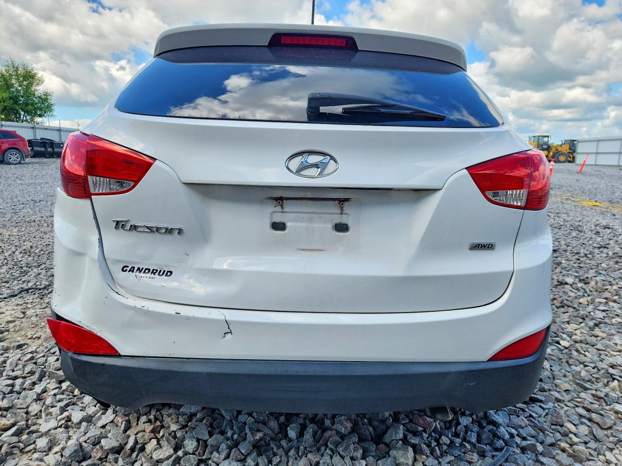 2015 Hyundai Tucson Gls White vin: KM8JTCAF8FU091757